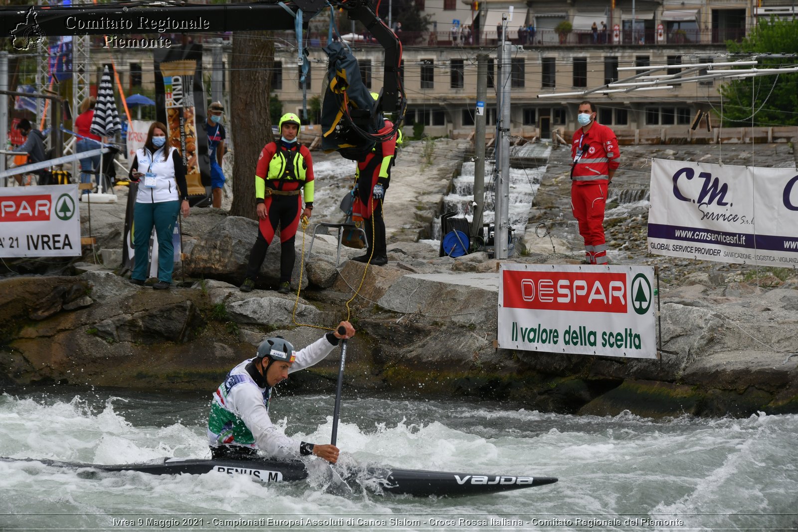 Ivrea 9 Maggio 2021 - Campionati Europei Assoluti di Canoa Slalom - Croce Rossa Italiana - Comitato Regionale del Piemonte