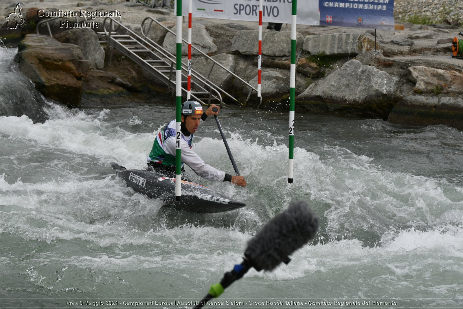 Ivrea 9 Maggio 2021 - Campionati Europei Assoluti di Canoa Slalom - Croce Rossa Italiana - Comitato Regionale del Piemonte