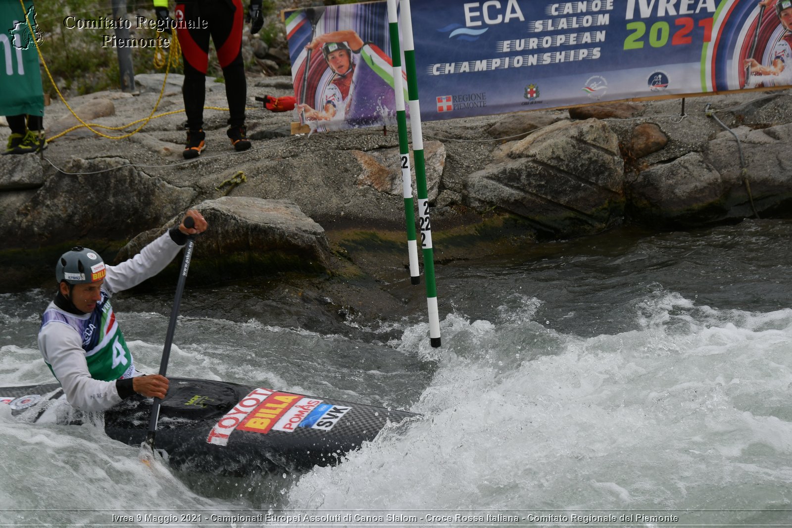 Ivrea 9 Maggio 2021 - Campionati Europei Assoluti di Canoa Slalom - Croce Rossa Italiana - Comitato Regionale del Piemonte