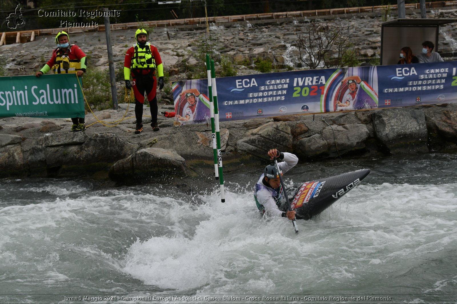 Ivrea 9 Maggio 2021 - Campionati Europei Assoluti di Canoa Slalom - Croce Rossa Italiana - Comitato Regionale del Piemonte