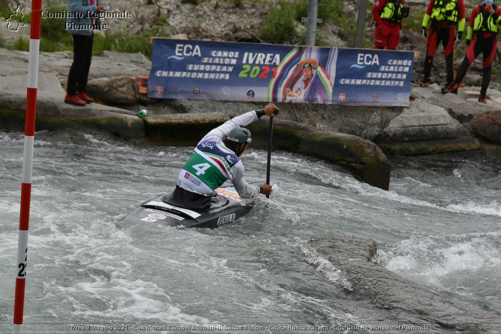 Ivrea 9 Maggio 2021 - Campionati Europei Assoluti di Canoa Slalom - Croce Rossa Italiana - Comitato Regionale del Piemonte