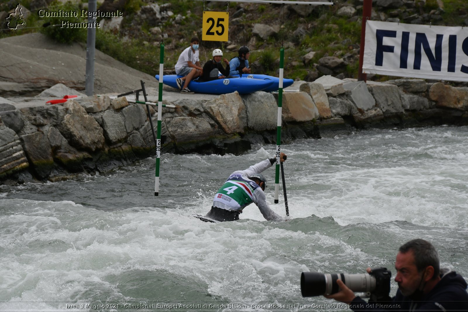 Ivrea 9 Maggio 2021 - Campionati Europei Assoluti di Canoa Slalom - Croce Rossa Italiana - Comitato Regionale del Piemonte