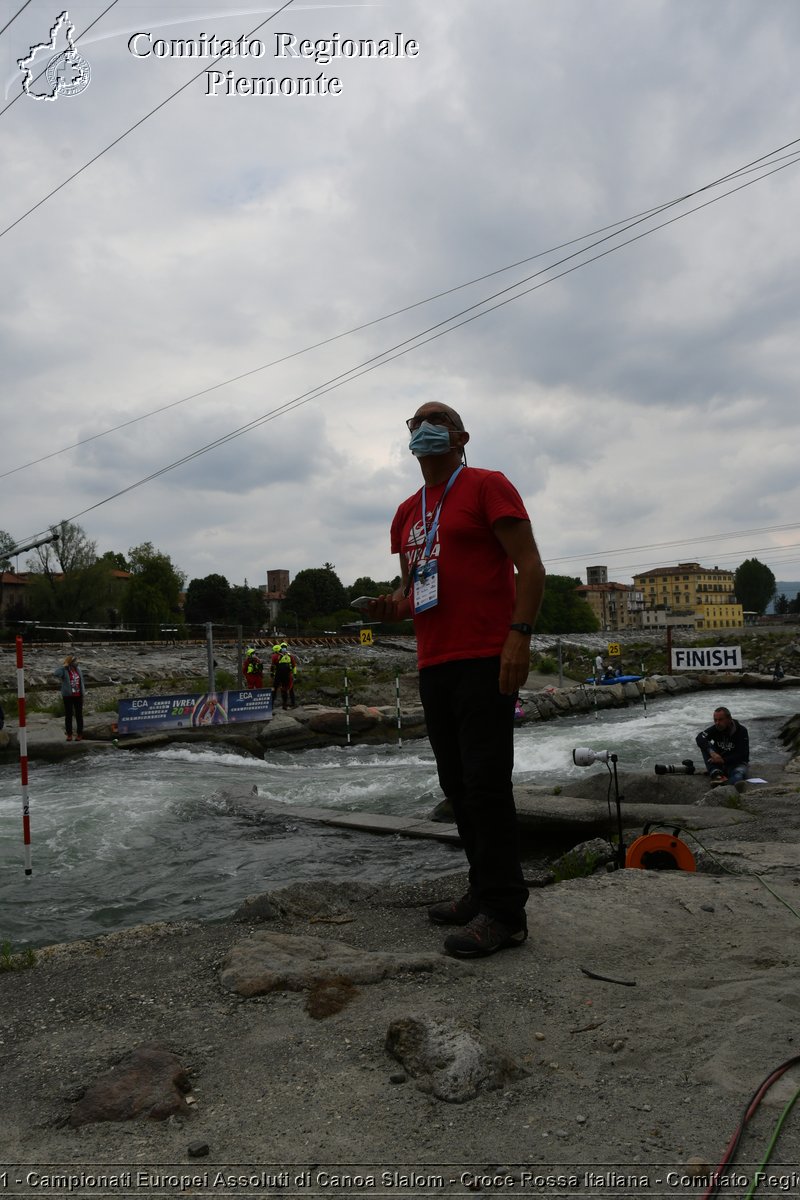 Ivrea 9 Maggio 2021 - Campionati Europei Assoluti di Canoa Slalom - Croce Rossa Italiana - Comitato Regionale del Piemonte