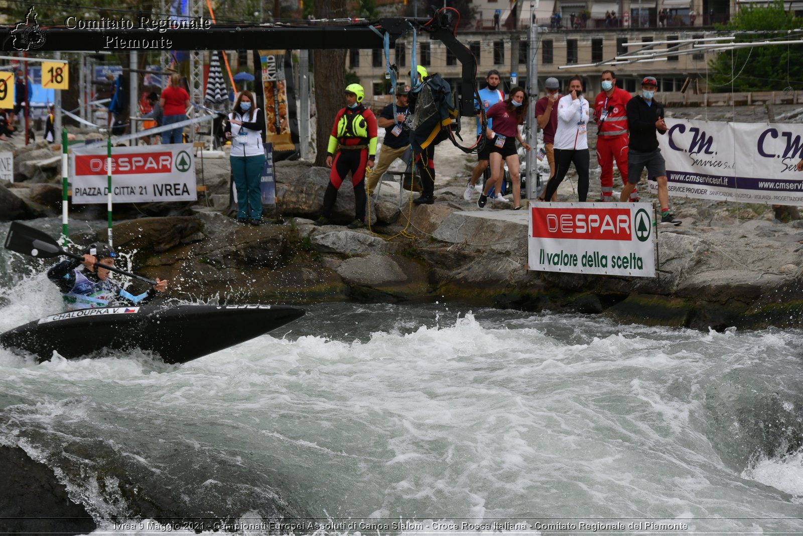 Ivrea 9 Maggio 2021 - Campionati Europei Assoluti di Canoa Slalom - Croce Rossa Italiana - Comitato Regionale del Piemonte