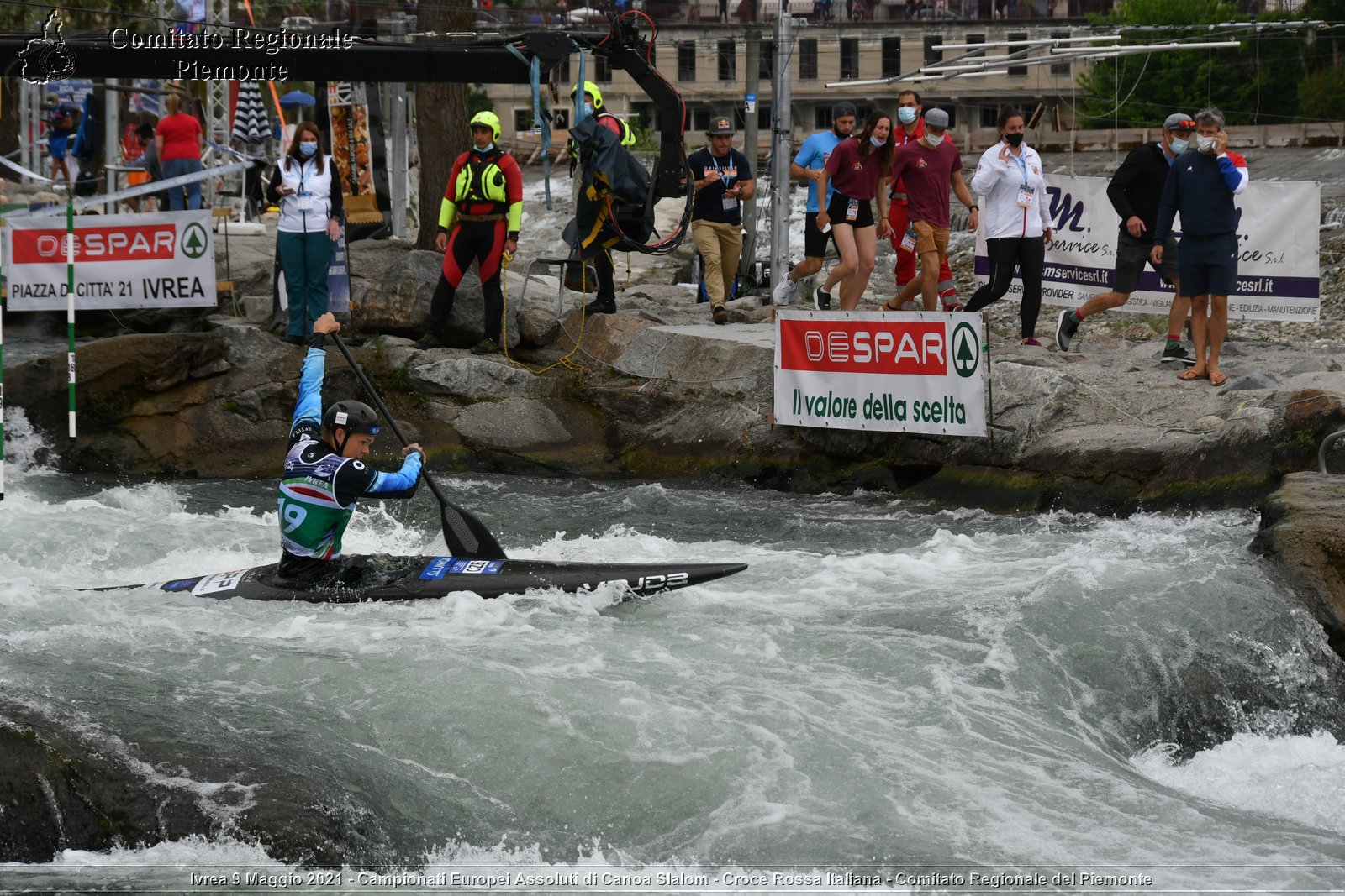 Ivrea 9 Maggio 2021 - Campionati Europei Assoluti di Canoa Slalom - Croce Rossa Italiana - Comitato Regionale del Piemonte