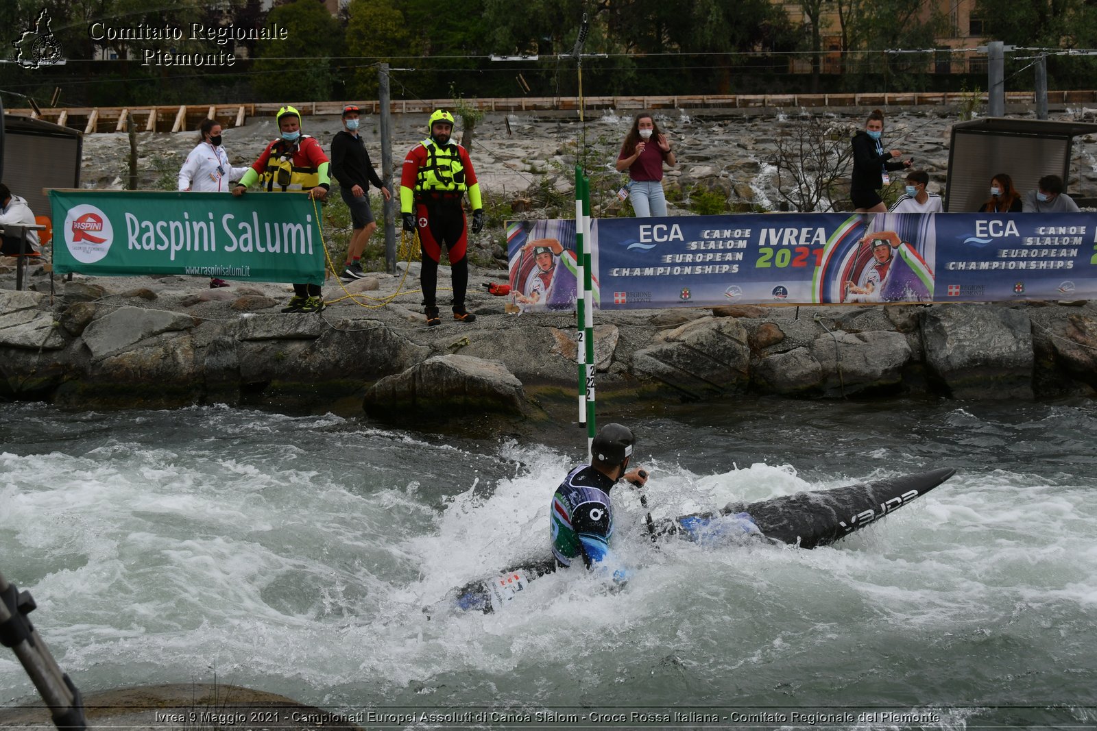 Ivrea 9 Maggio 2021 - Campionati Europei Assoluti di Canoa Slalom - Croce Rossa Italiana - Comitato Regionale del Piemonte