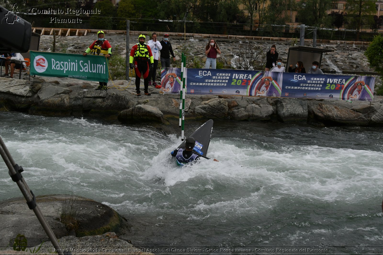 Ivrea 9 Maggio 2021 - Campionati Europei Assoluti di Canoa Slalom - Croce Rossa Italiana - Comitato Regionale del Piemonte