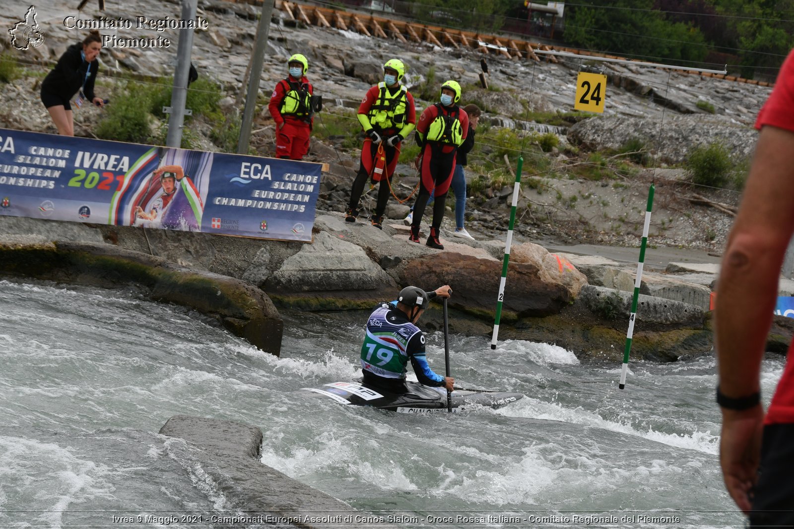 Ivrea 9 Maggio 2021 - Campionati Europei Assoluti di Canoa Slalom - Croce Rossa Italiana - Comitato Regionale del Piemonte