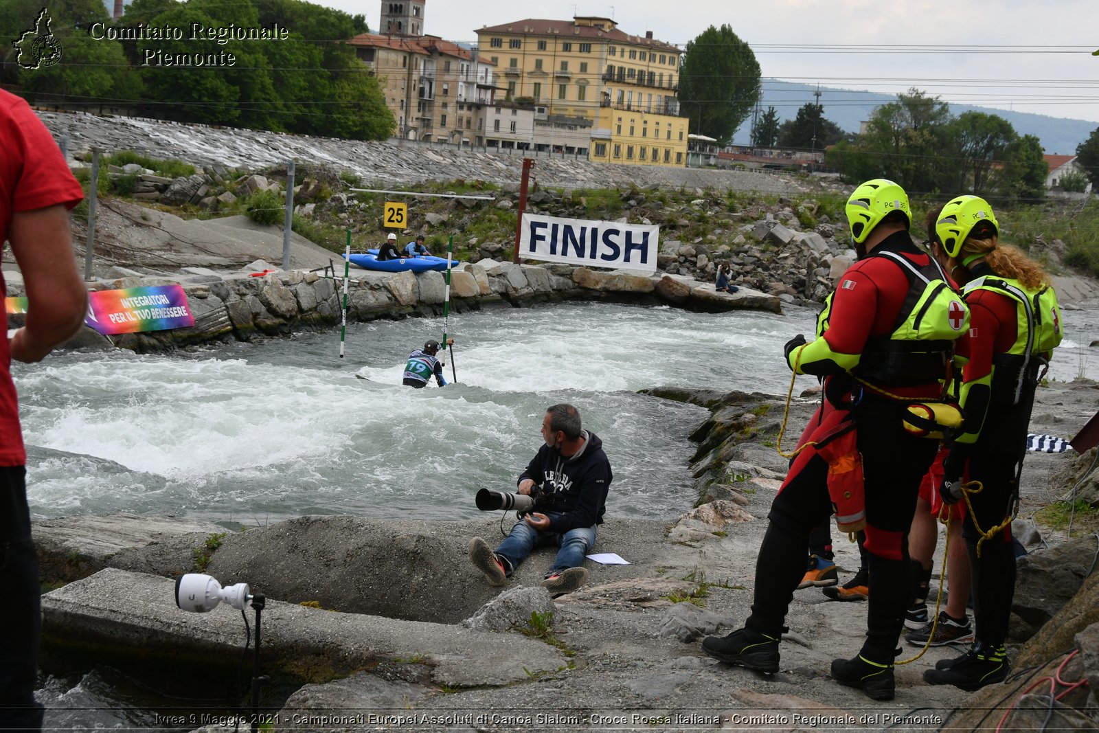 Ivrea 9 Maggio 2021 - Campionati Europei Assoluti di Canoa Slalom - Croce Rossa Italiana - Comitato Regionale del Piemonte