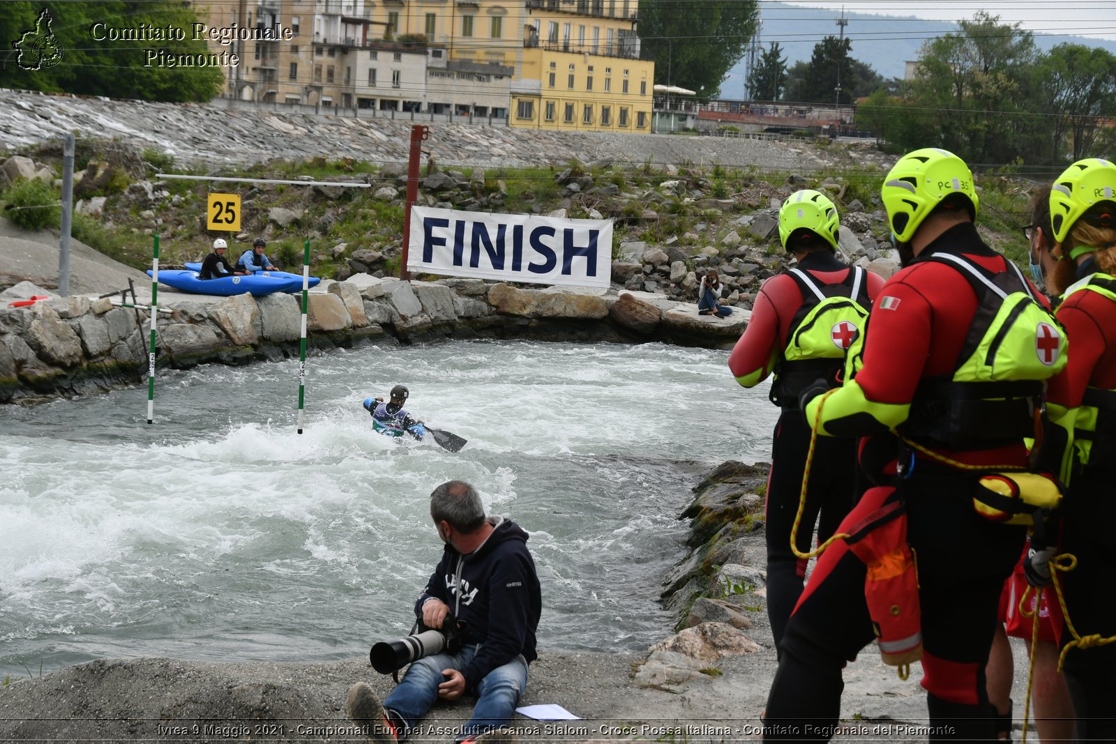 Ivrea 9 Maggio 2021 - Campionati Europei Assoluti di Canoa Slalom - Croce Rossa Italiana - Comitato Regionale del Piemonte