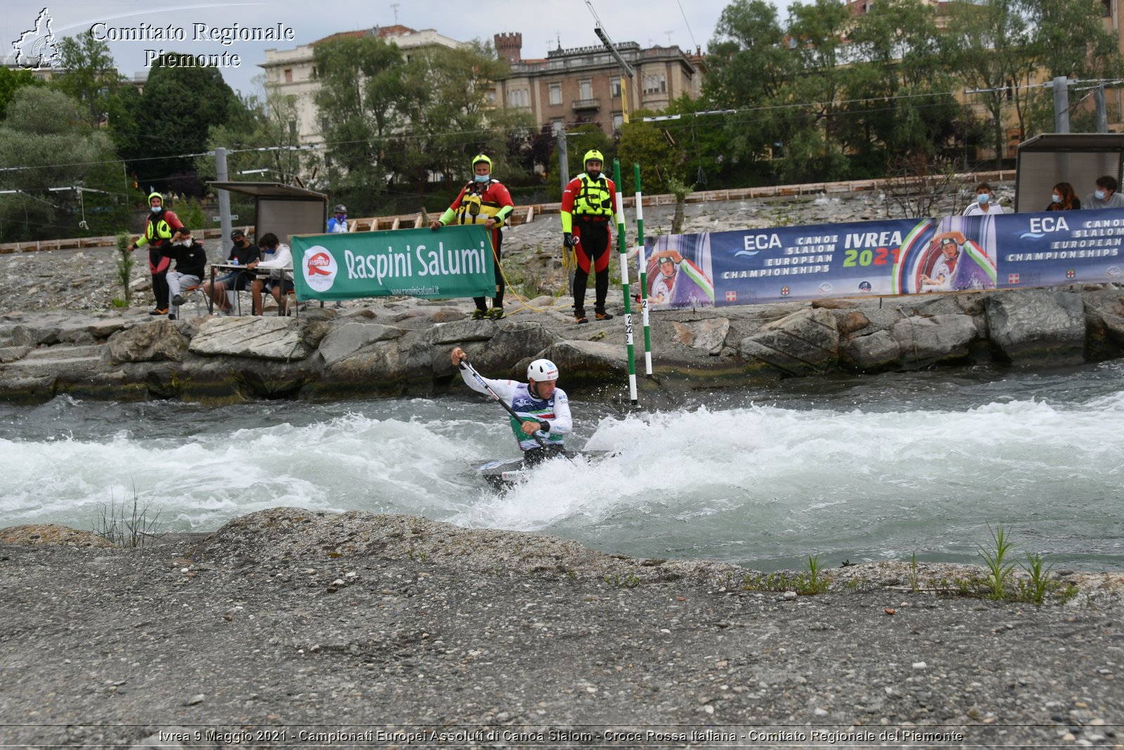 Ivrea 9 Maggio 2021 - Campionati Europei Assoluti di Canoa Slalom - Croce Rossa Italiana - Comitato Regionale del Piemonte