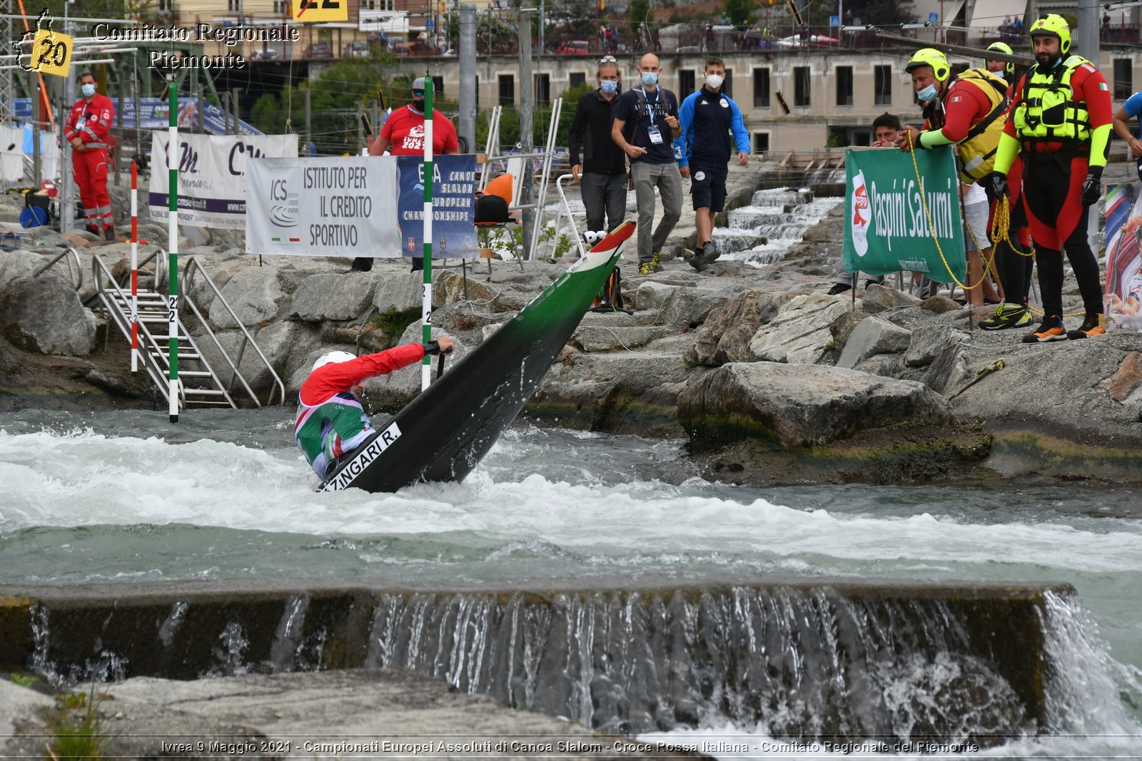 Ivrea 9 Maggio 2021 - Campionati Europei Assoluti di Canoa Slalom - Croce Rossa Italiana - Comitato Regionale del Piemonte