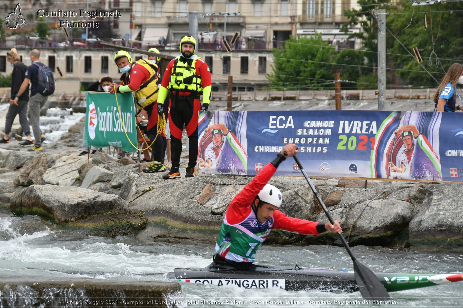 Ivrea 9 Maggio 2021 - Campionati Europei Assoluti di Canoa Slalom - Croce Rossa Italiana - Comitato Regionale del Piemonte