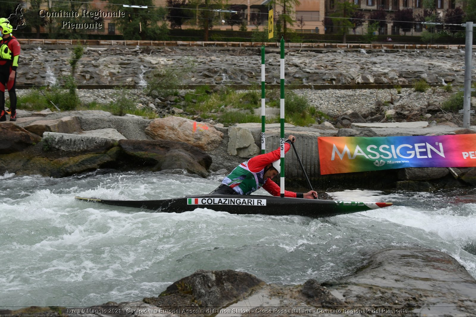 Ivrea 9 Maggio 2021 - Campionati Europei Assoluti di Canoa Slalom - Croce Rossa Italiana - Comitato Regionale del Piemonte