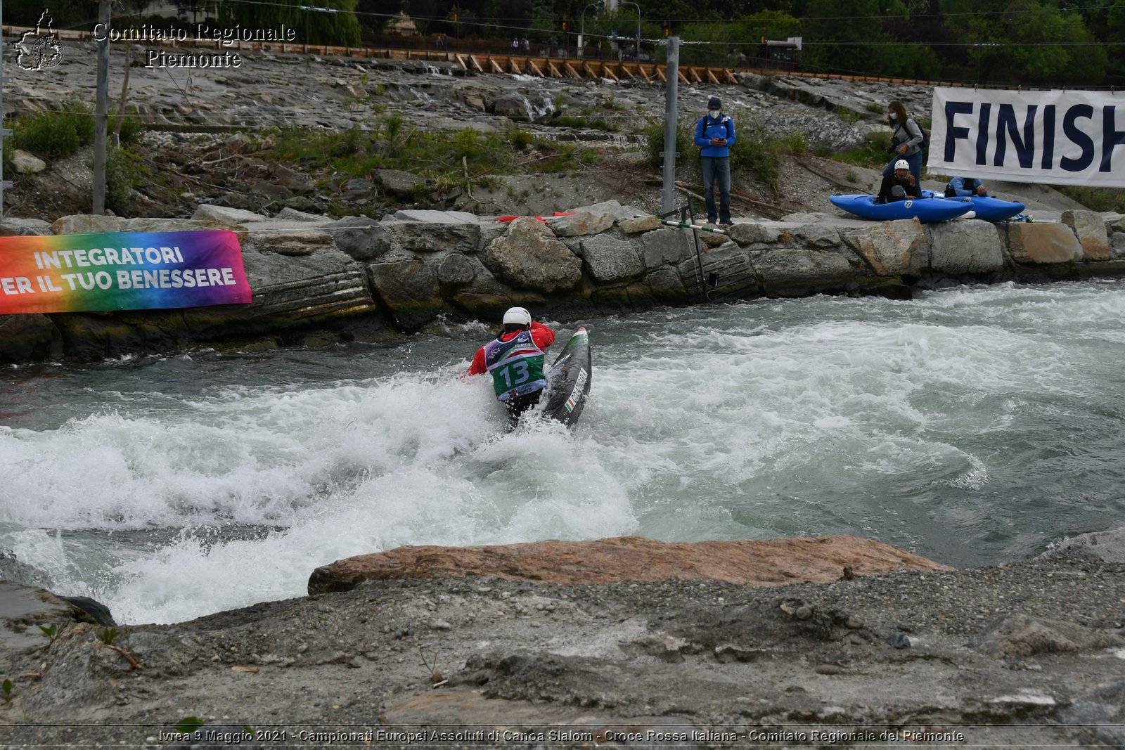 Ivrea 9 Maggio 2021 - Campionati Europei Assoluti di Canoa Slalom - Croce Rossa Italiana - Comitato Regionale del Piemonte