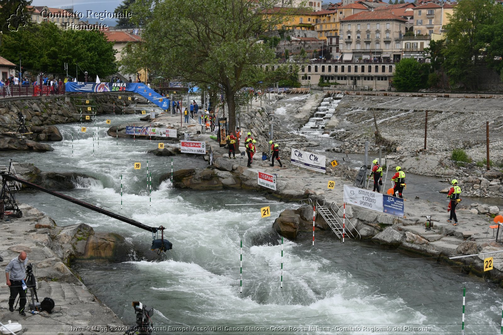 Ivrea 9 Maggio 2021 - Campionati Europei Assoluti di Canoa Slalom - Croce Rossa Italiana - Comitato Regionale del Piemonte