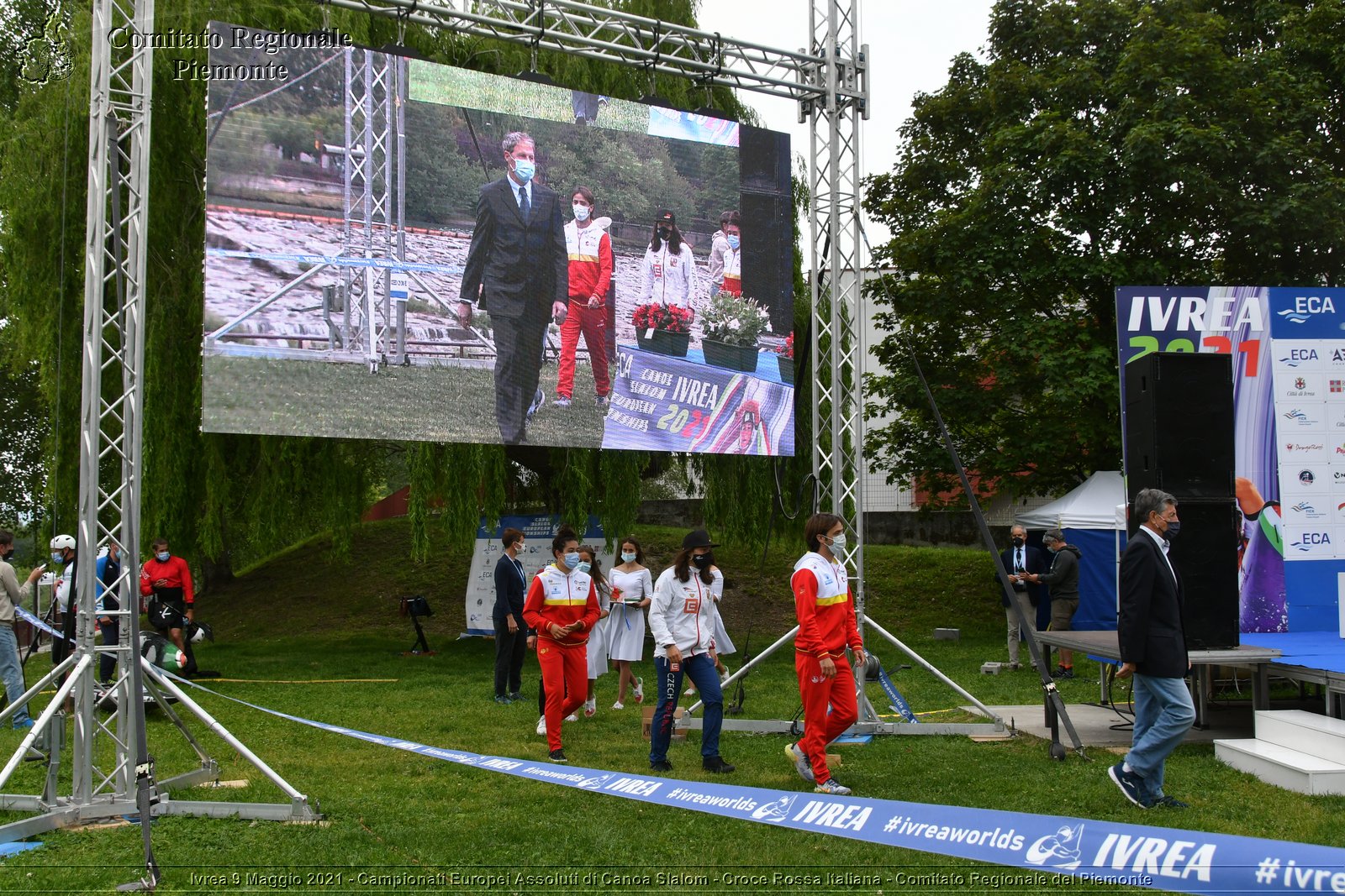 Ivrea 9 Maggio 2021 - Campionati Europei Assoluti di Canoa Slalom - Croce Rossa Italiana - Comitato Regionale del Piemonte