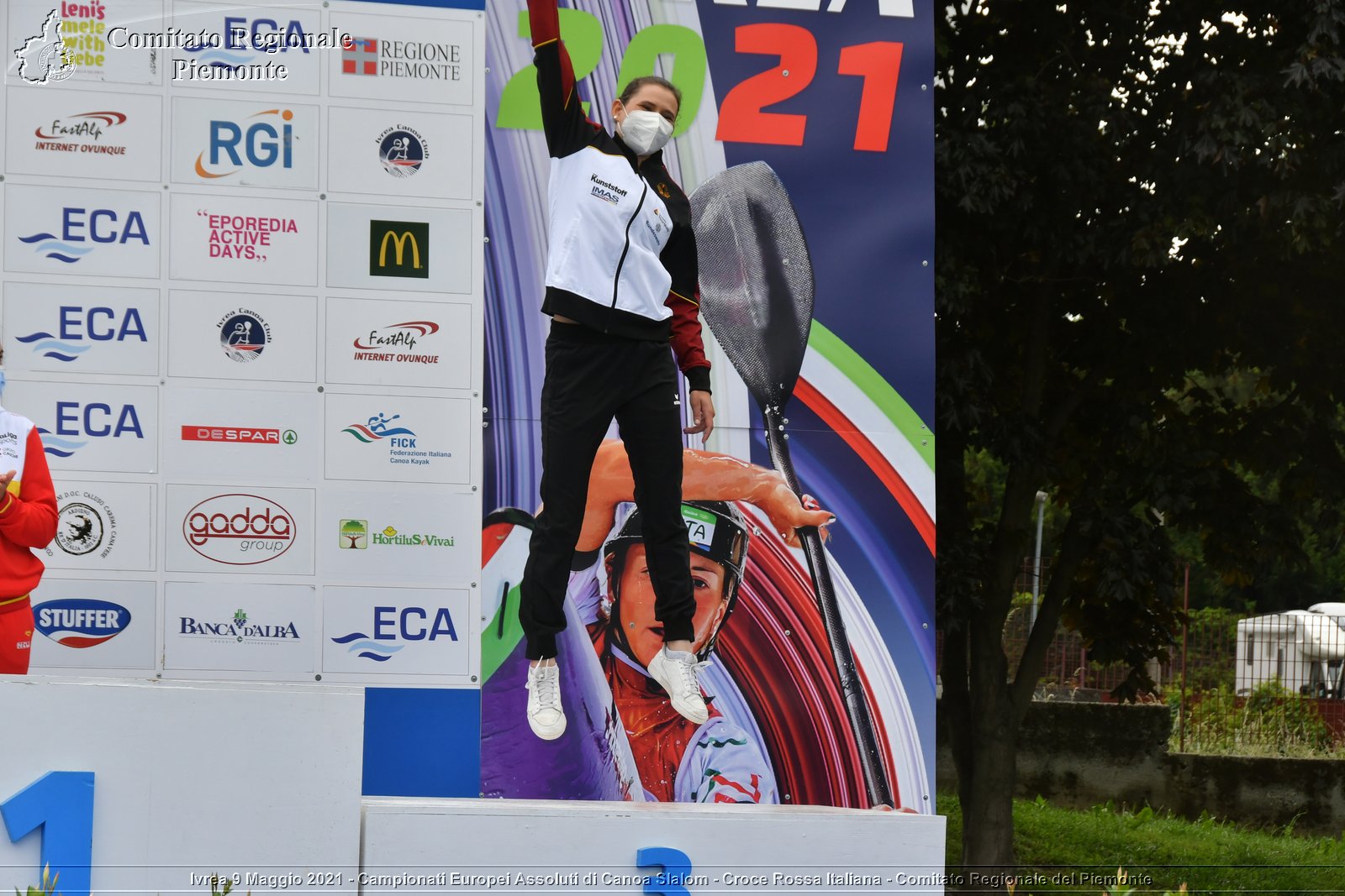 Ivrea 9 Maggio 2021 - Campionati Europei Assoluti di Canoa Slalom - Croce Rossa Italiana - Comitato Regionale del Piemonte