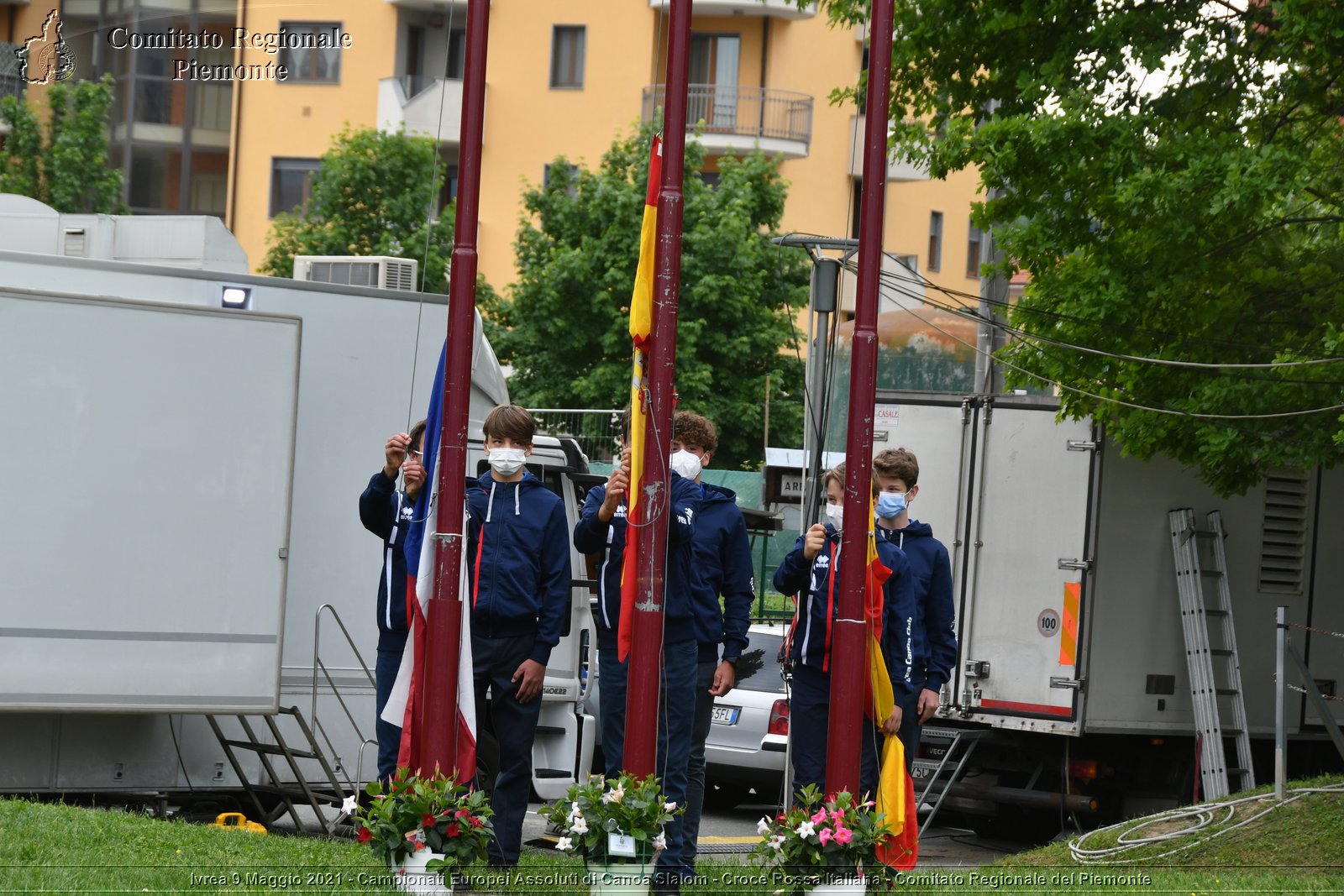 Ivrea 9 Maggio 2021 - Campionati Europei Assoluti di Canoa Slalom - Croce Rossa Italiana - Comitato Regionale del Piemonte