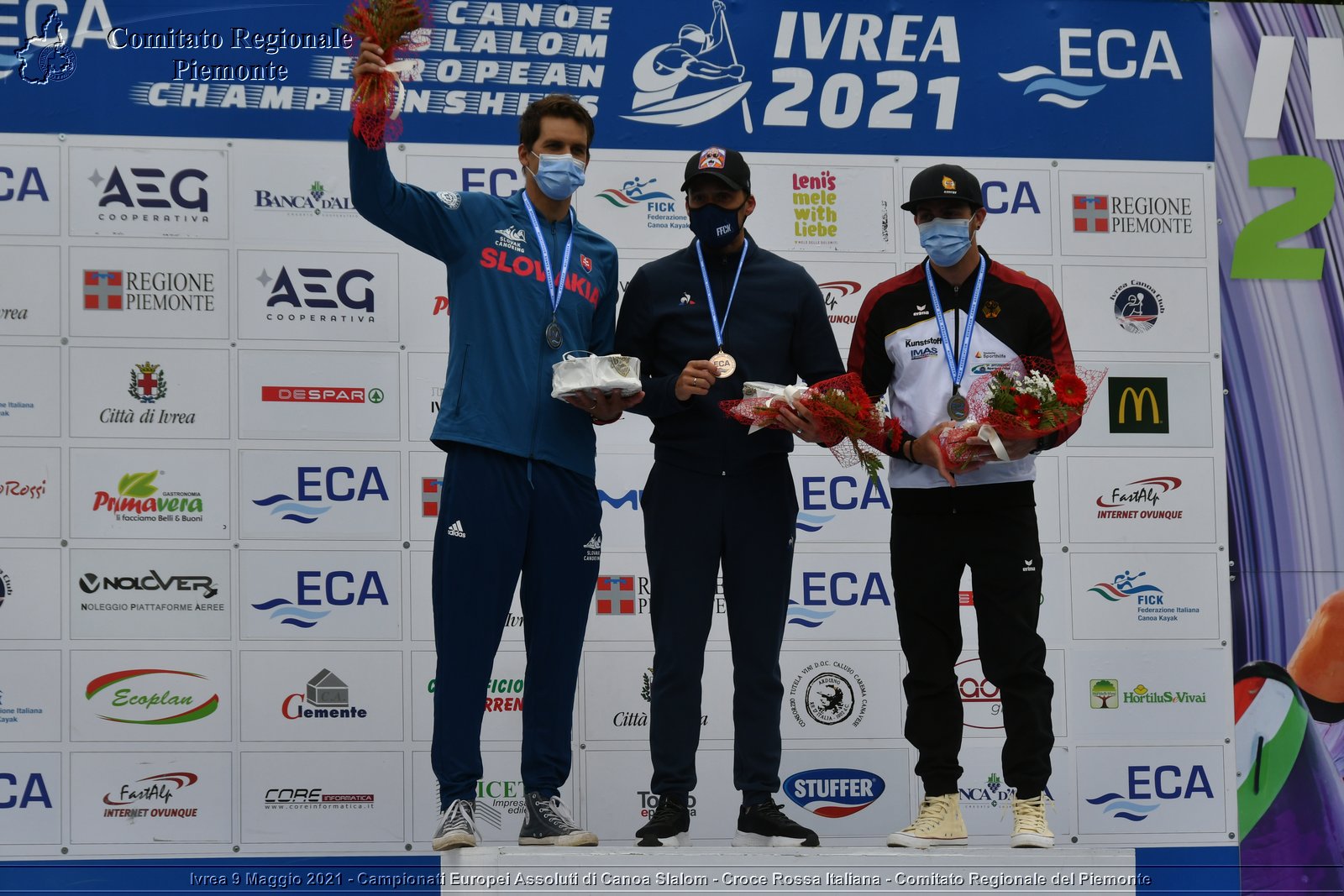 Ivrea 9 Maggio 2021 - Campionati Europei Assoluti di Canoa Slalom - Croce Rossa Italiana - Comitato Regionale del Piemonte