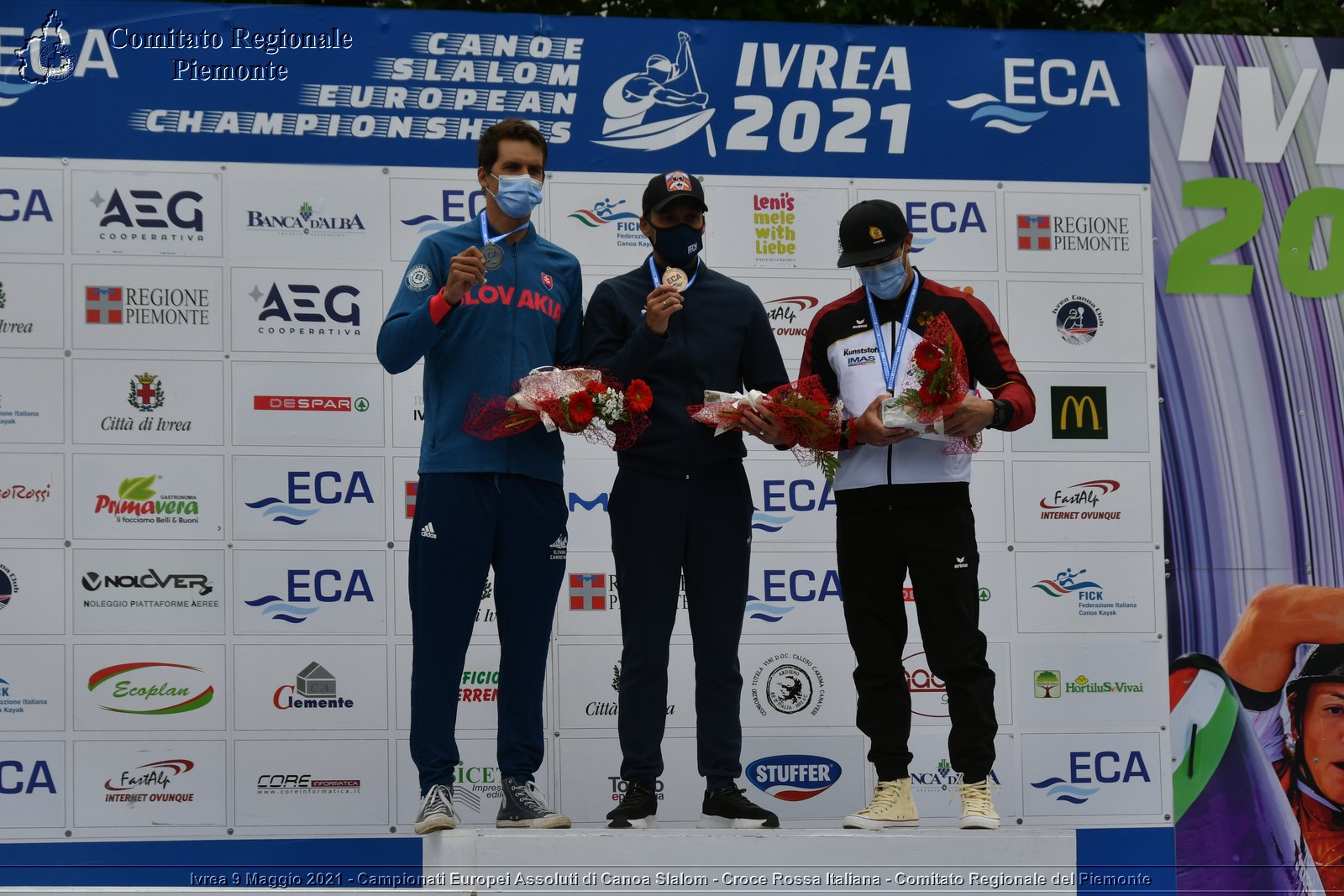 Ivrea 9 Maggio 2021 - Campionati Europei Assoluti di Canoa Slalom - Croce Rossa Italiana - Comitato Regionale del Piemonte