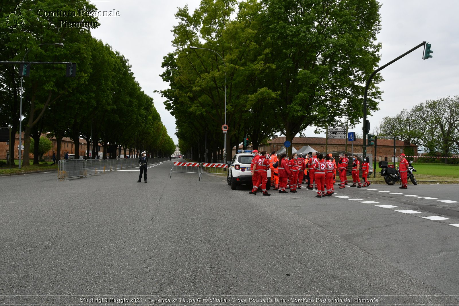 Stupinigi 9 Maggio 2021 - Partenza 2° Tappa Giro d'Italia - Croce Rossa Italiana - Comitato Regionale del Piemonte