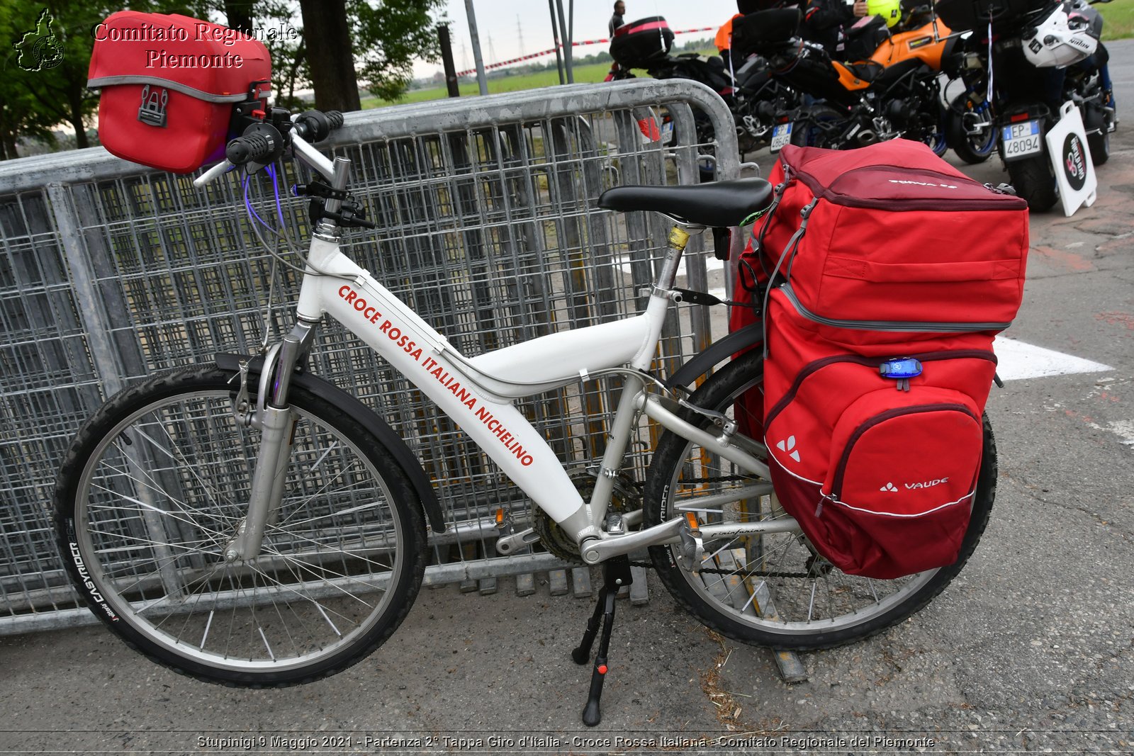 Stupinigi 9 Maggio 2021 - Partenza 2° Tappa Giro d'Italia - Croce Rossa Italiana - Comitato Regionale del Piemonte