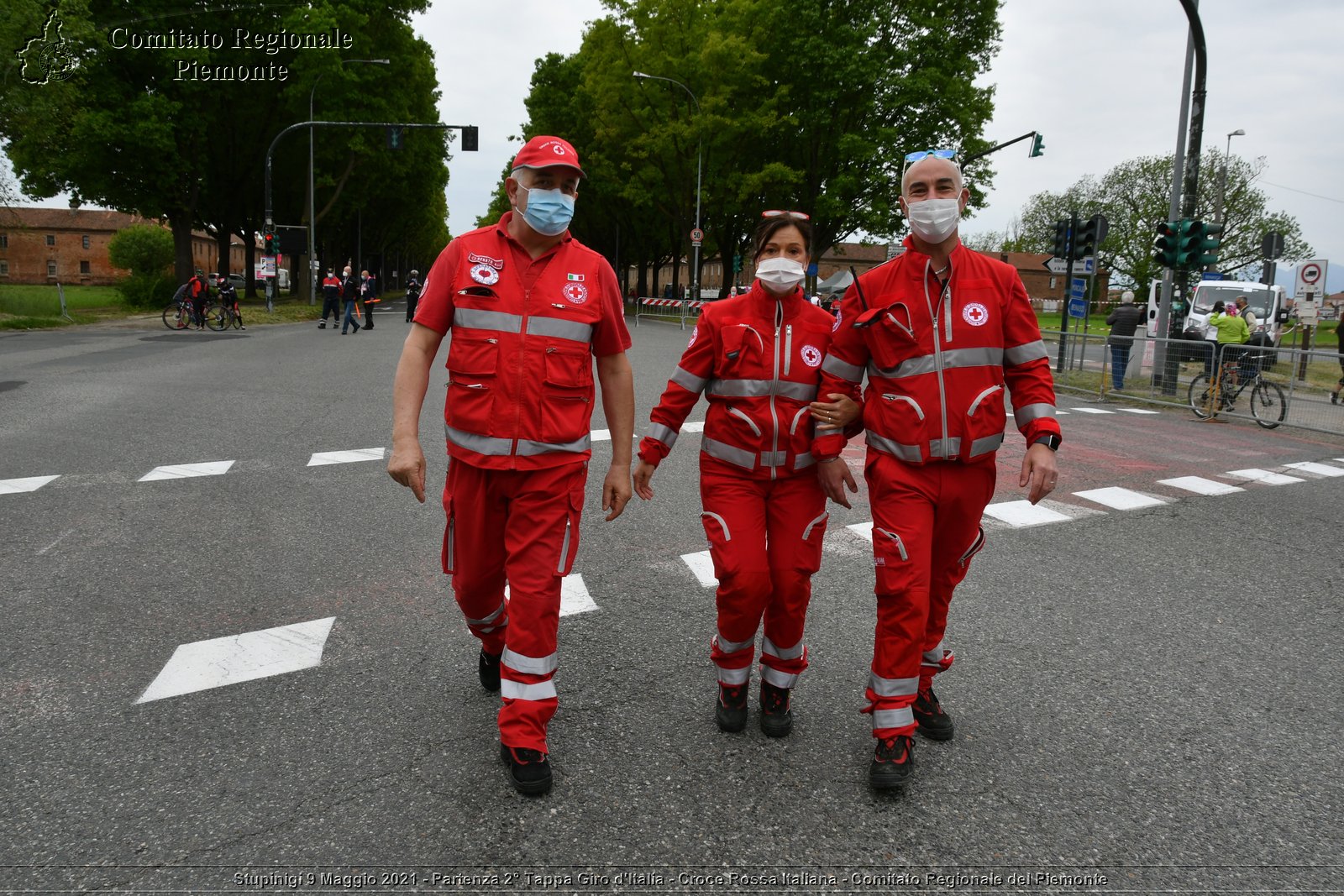 Stupinigi 9 Maggio 2021 - Partenza 2° Tappa Giro d'Italia - Croce Rossa Italiana - Comitato Regionale del Piemonte