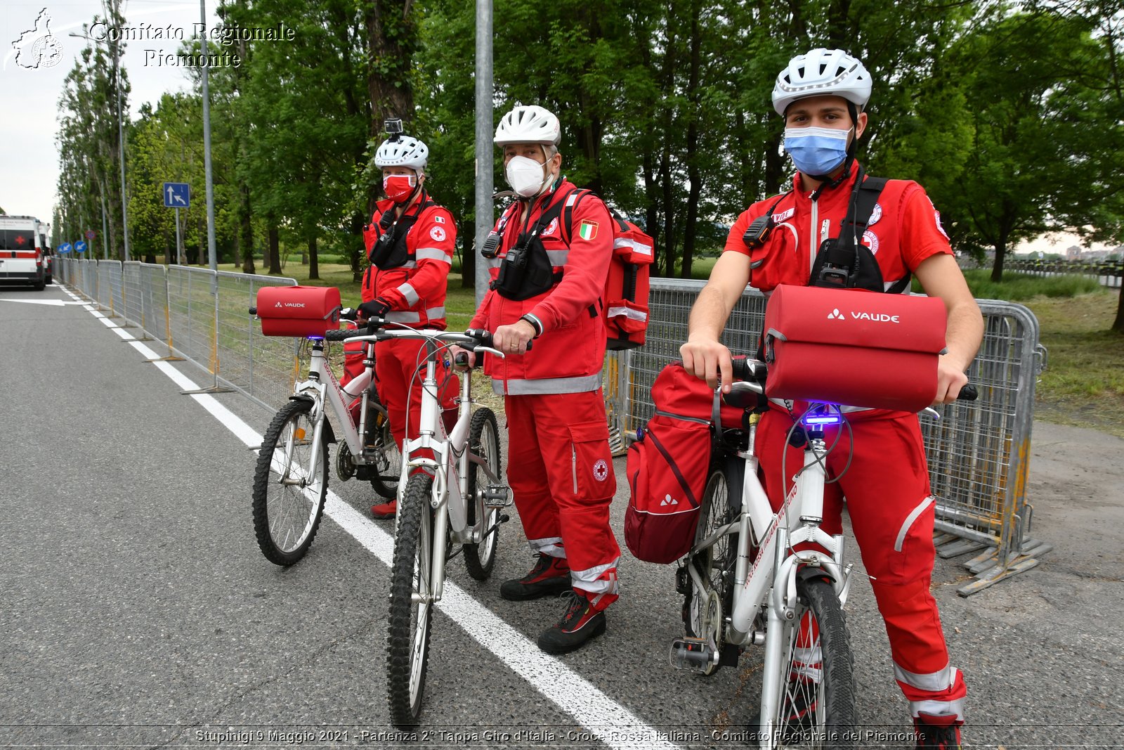 Stupinigi 9 Maggio 2021 - Partenza 2° Tappa Giro d'Italia - Croce Rossa Italiana - Comitato Regionale del Piemonte