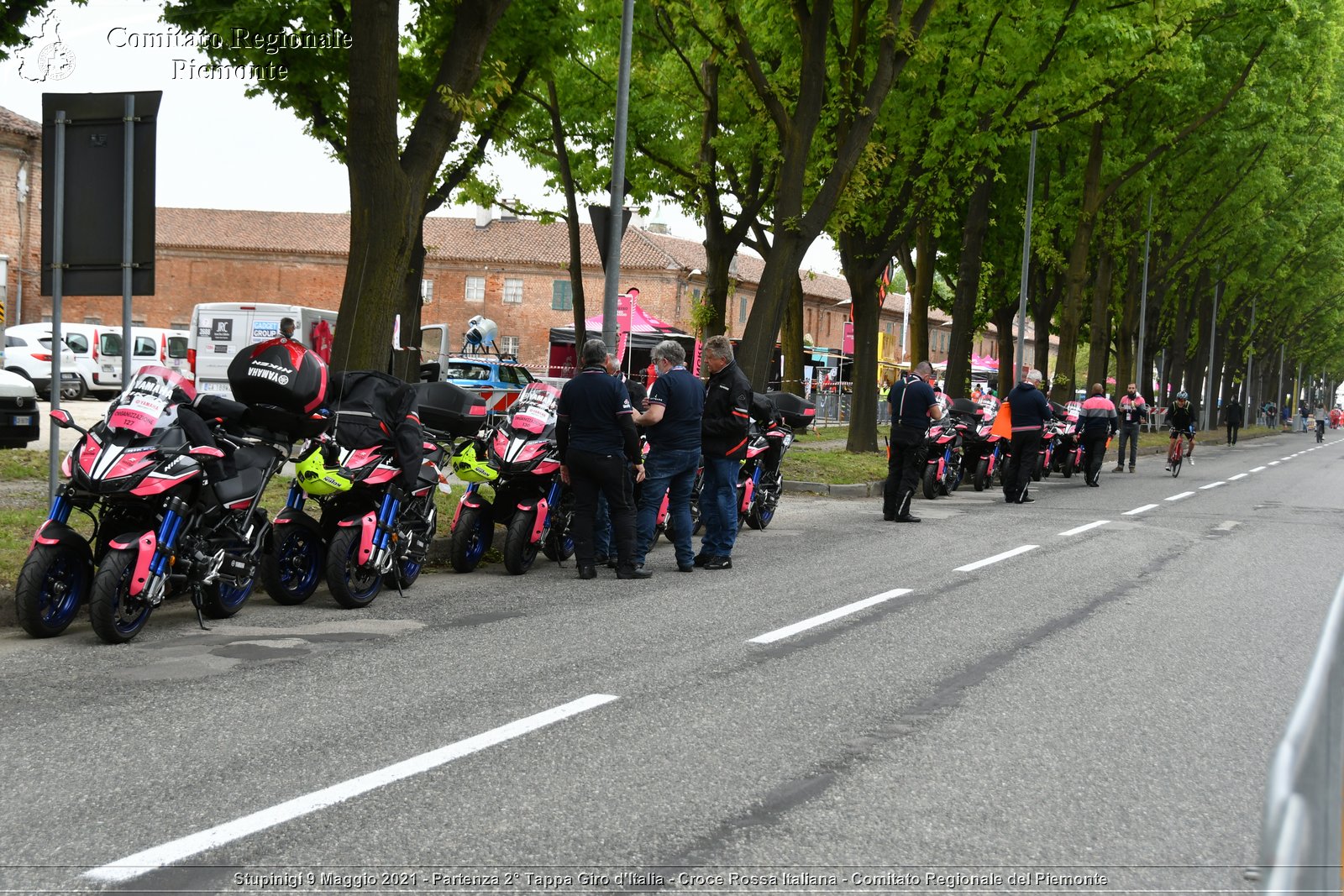 Stupinigi 9 Maggio 2021 - Partenza 2° Tappa Giro d'Italia - Croce Rossa Italiana - Comitato Regionale del Piemonte