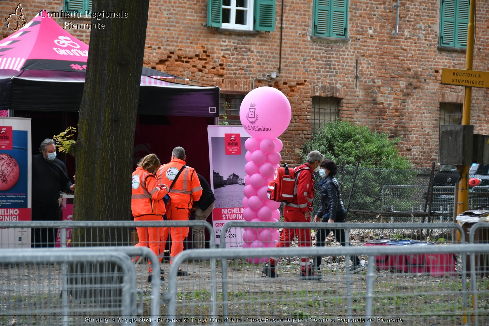 Stupinigi 9 Maggio 2021 - Partenza 2° Tappa Giro d'Italia - Croce Rossa Italiana - Comitato Regionale del Piemonte