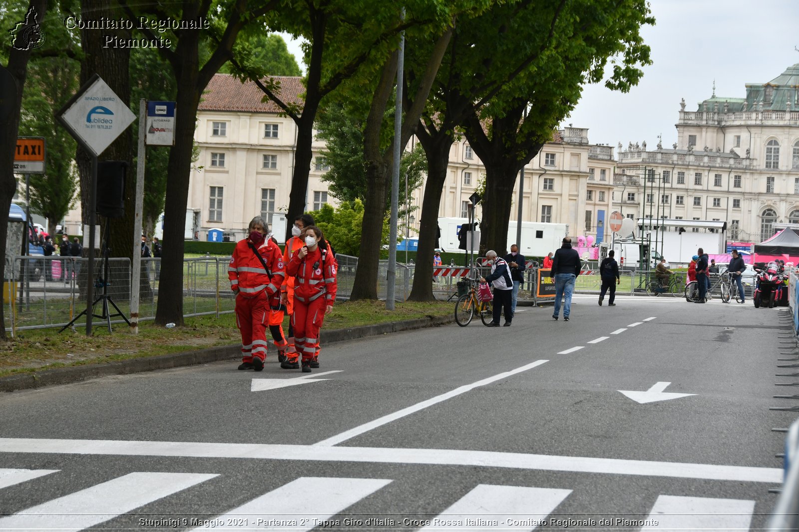 Stupinigi 9 Maggio 2021 - Partenza 2° Tappa Giro d'Italia - Croce Rossa Italiana - Comitato Regionale del Piemonte