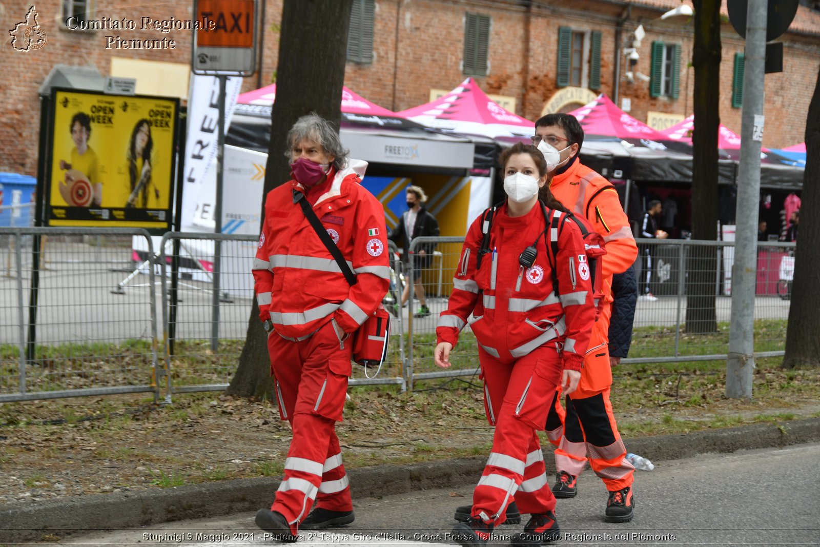 Stupinigi 9 Maggio 2021 - Partenza 2° Tappa Giro d'Italia - Croce Rossa Italiana - Comitato Regionale del Piemonte