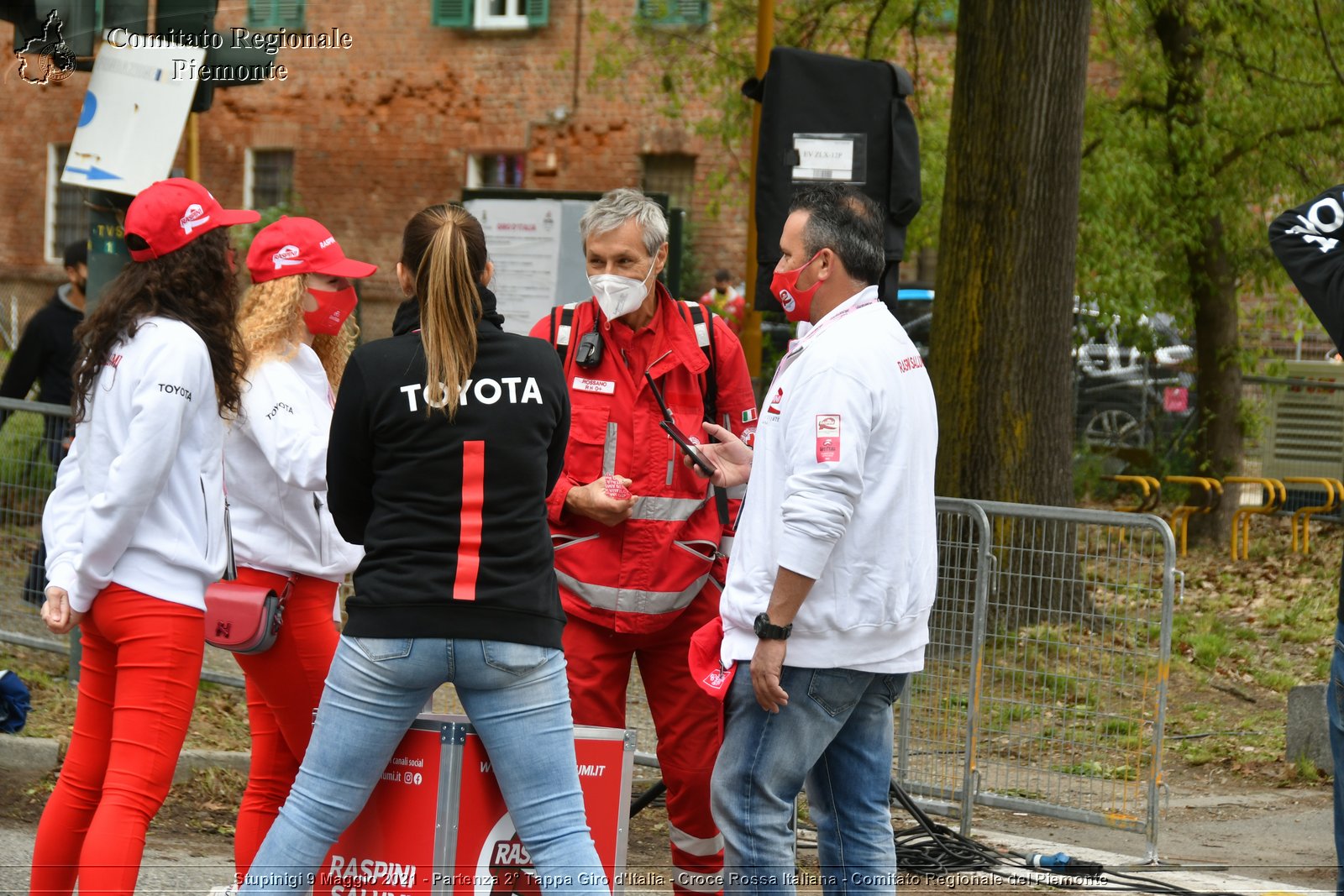 Stupinigi 9 Maggio 2021 - Partenza 2° Tappa Giro d'Italia - Croce Rossa Italiana - Comitato Regionale del Piemonte