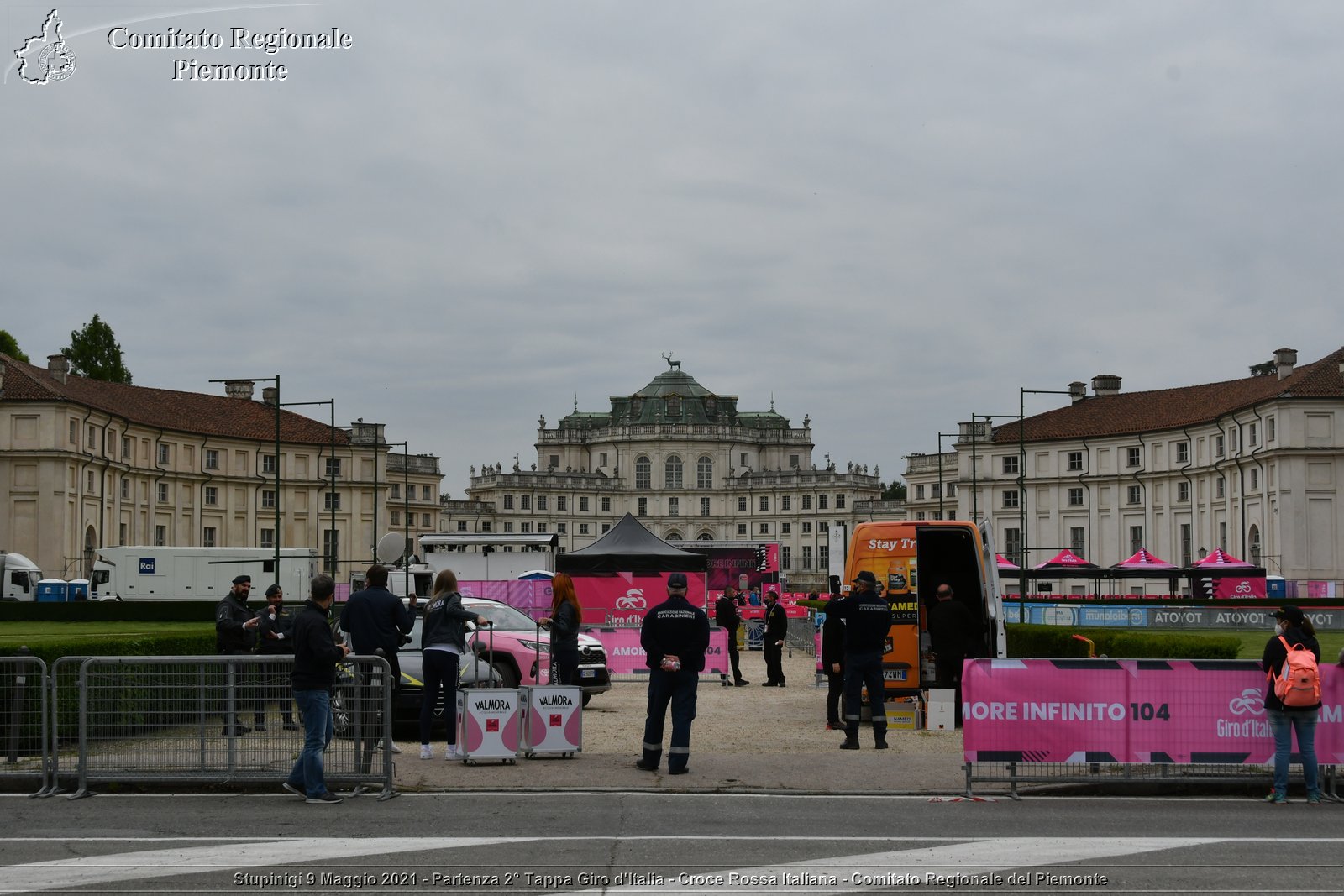 Stupinigi 9 Maggio 2021 - Partenza 2° Tappa Giro d'Italia - Croce Rossa Italiana - Comitato Regionale del Piemonte