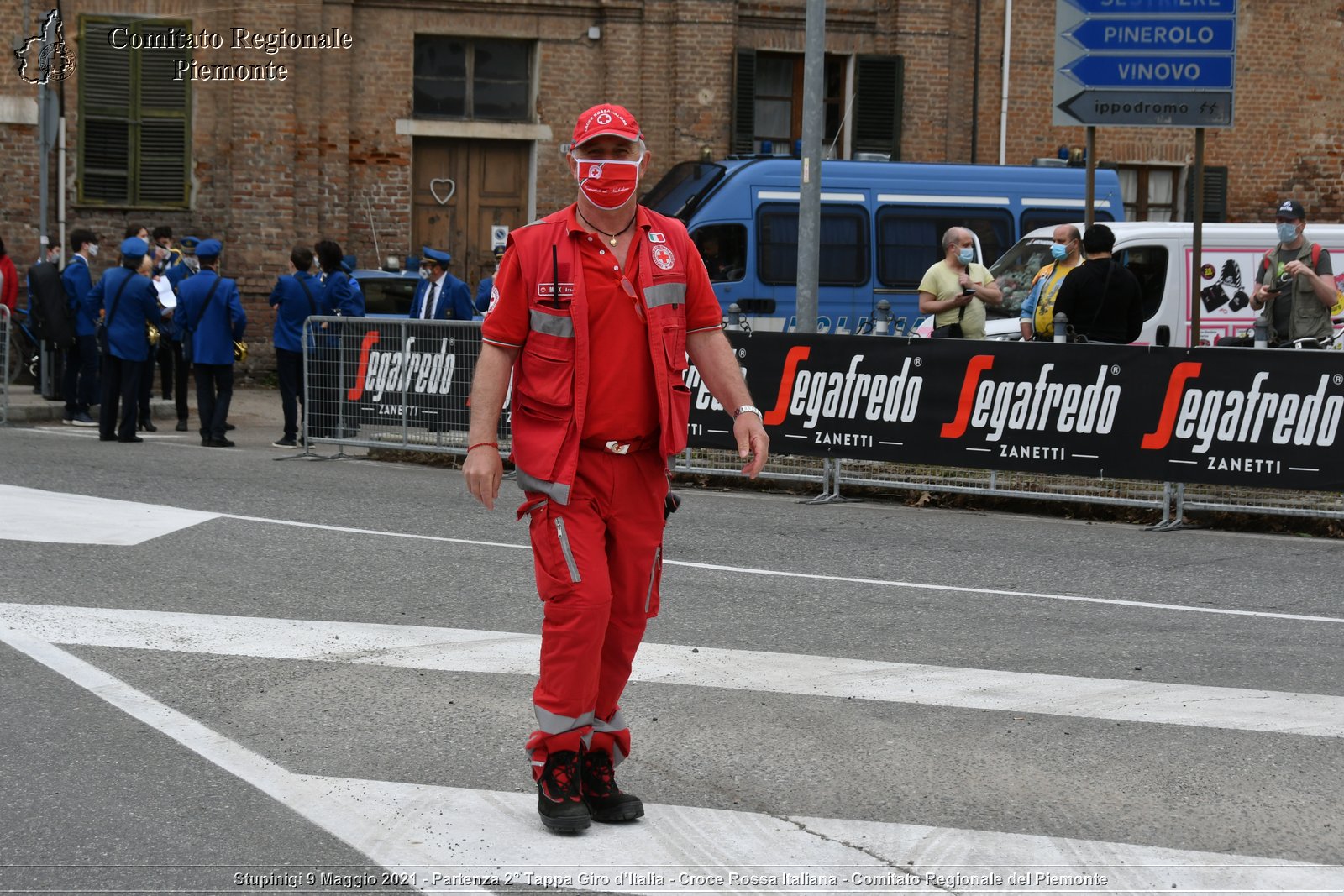 Stupinigi 9 Maggio 2021 - Partenza 2° Tappa Giro d'Italia - Croce Rossa Italiana - Comitato Regionale del Piemonte