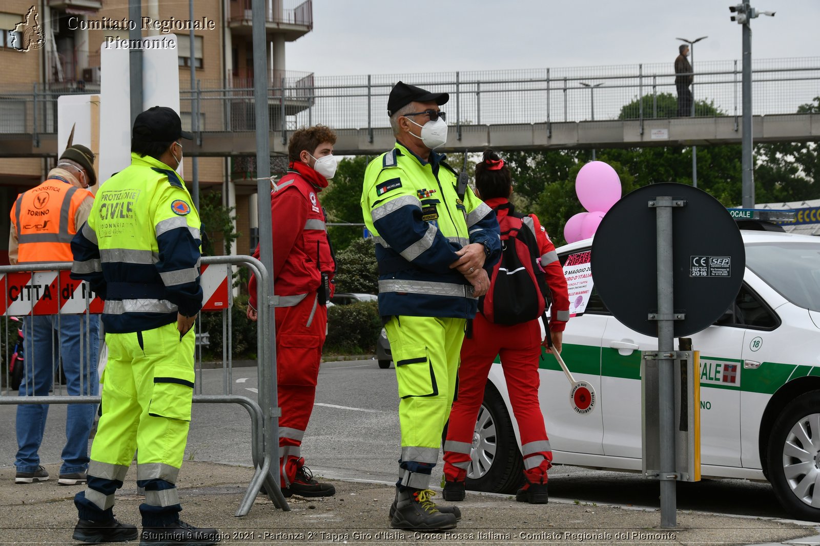 Stupinigi 9 Maggio 2021 - Partenza 2° Tappa Giro d'Italia - Croce Rossa Italiana - Comitato Regionale del Piemonte