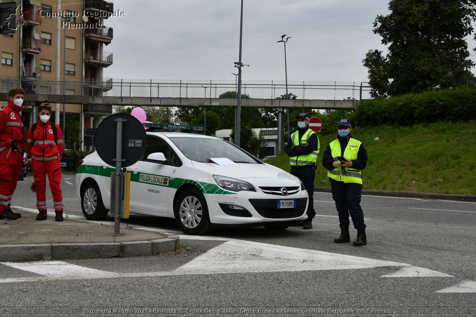 Stupinigi 9 Maggio 2021 - Partenza 2° Tappa Giro d'Italia - Croce Rossa Italiana - Comitato Regionale del Piemonte