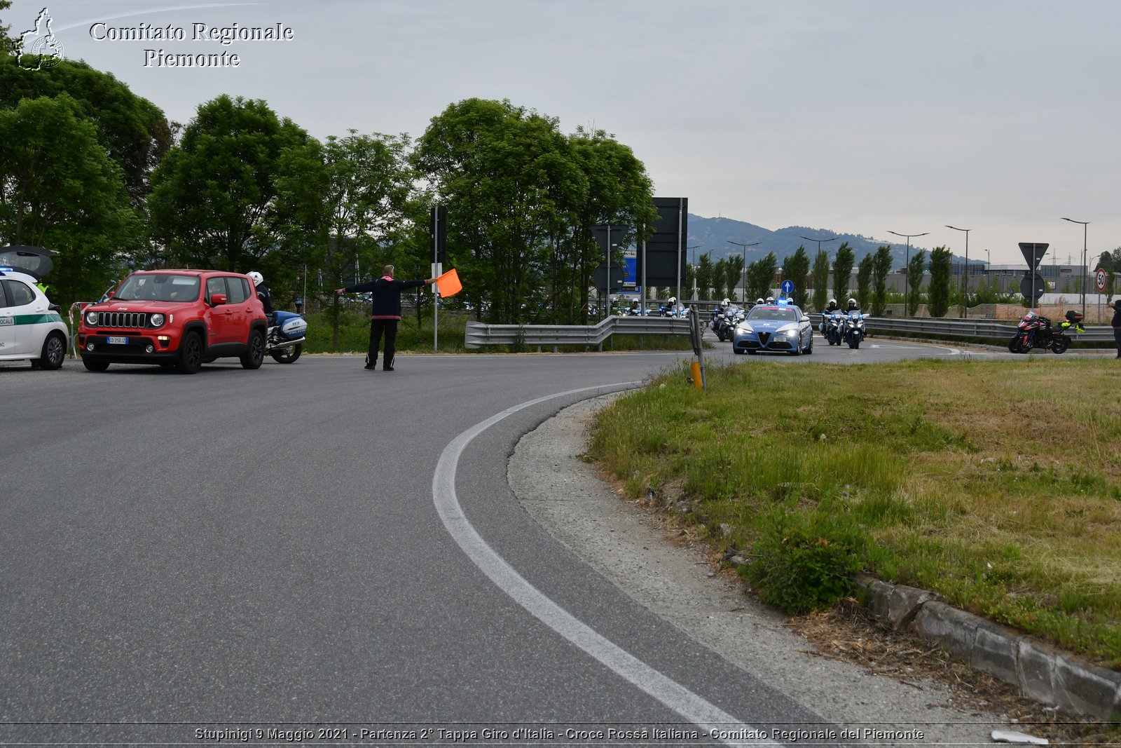 Stupinigi 9 Maggio 2021 - Partenza 2° Tappa Giro d'Italia - Croce Rossa Italiana - Comitato Regionale del Piemonte