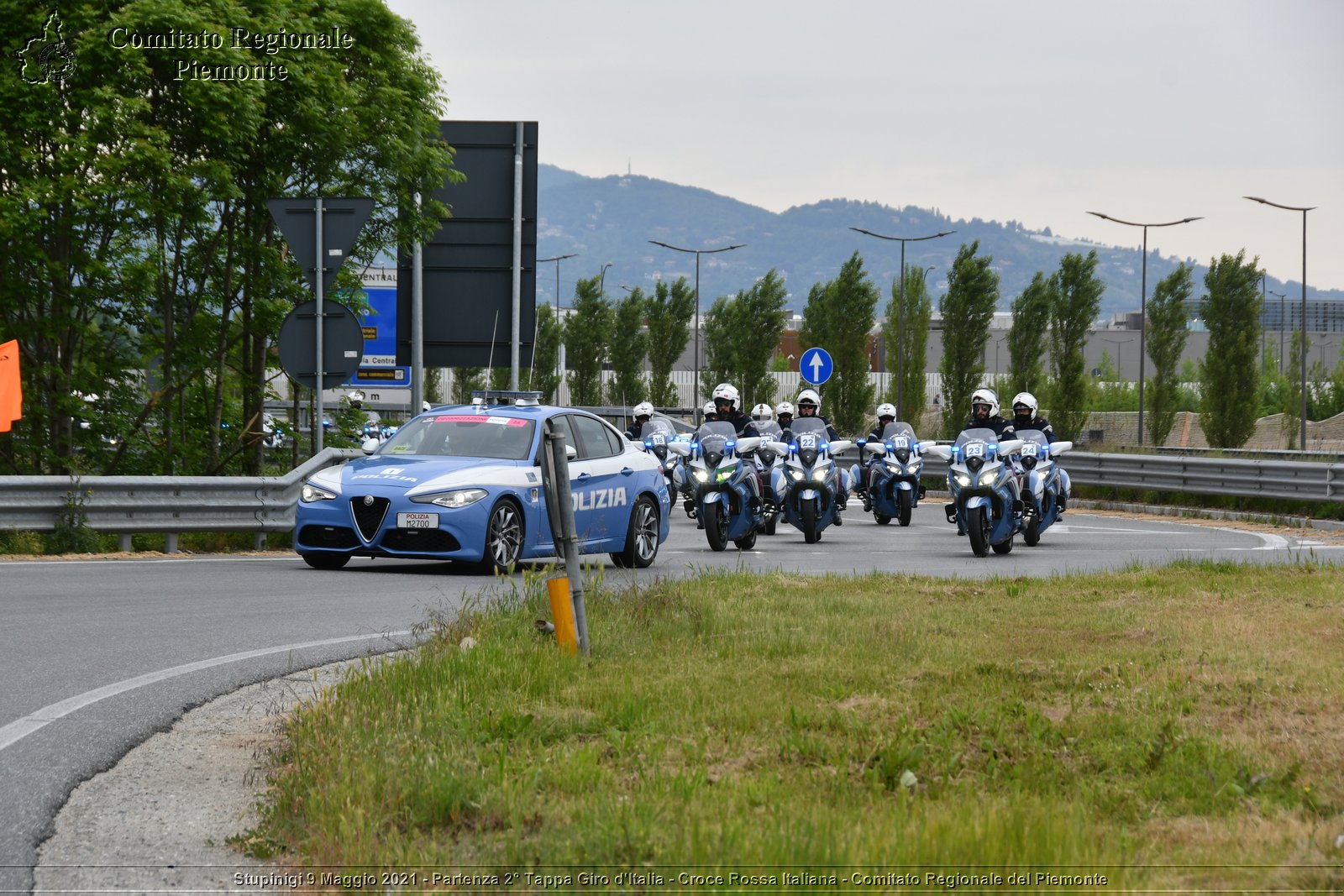 Stupinigi 9 Maggio 2021 - Partenza 2° Tappa Giro d'Italia - Croce Rossa Italiana - Comitato Regionale del Piemonte