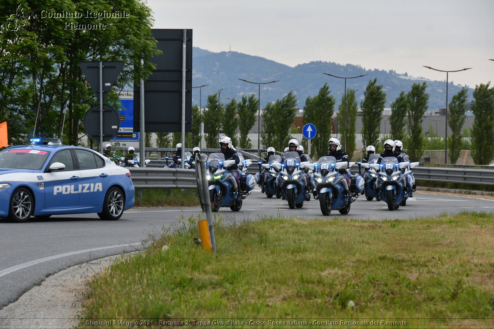 Stupinigi 9 Maggio 2021 - Partenza 2° Tappa Giro d'Italia - Croce Rossa Italiana - Comitato Regionale del Piemonte