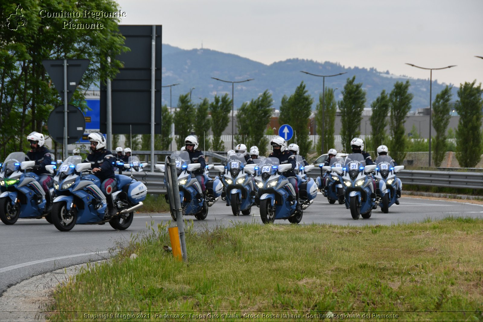 Stupinigi 9 Maggio 2021 - Partenza 2° Tappa Giro d'Italia - Croce Rossa Italiana - Comitato Regionale del Piemonte