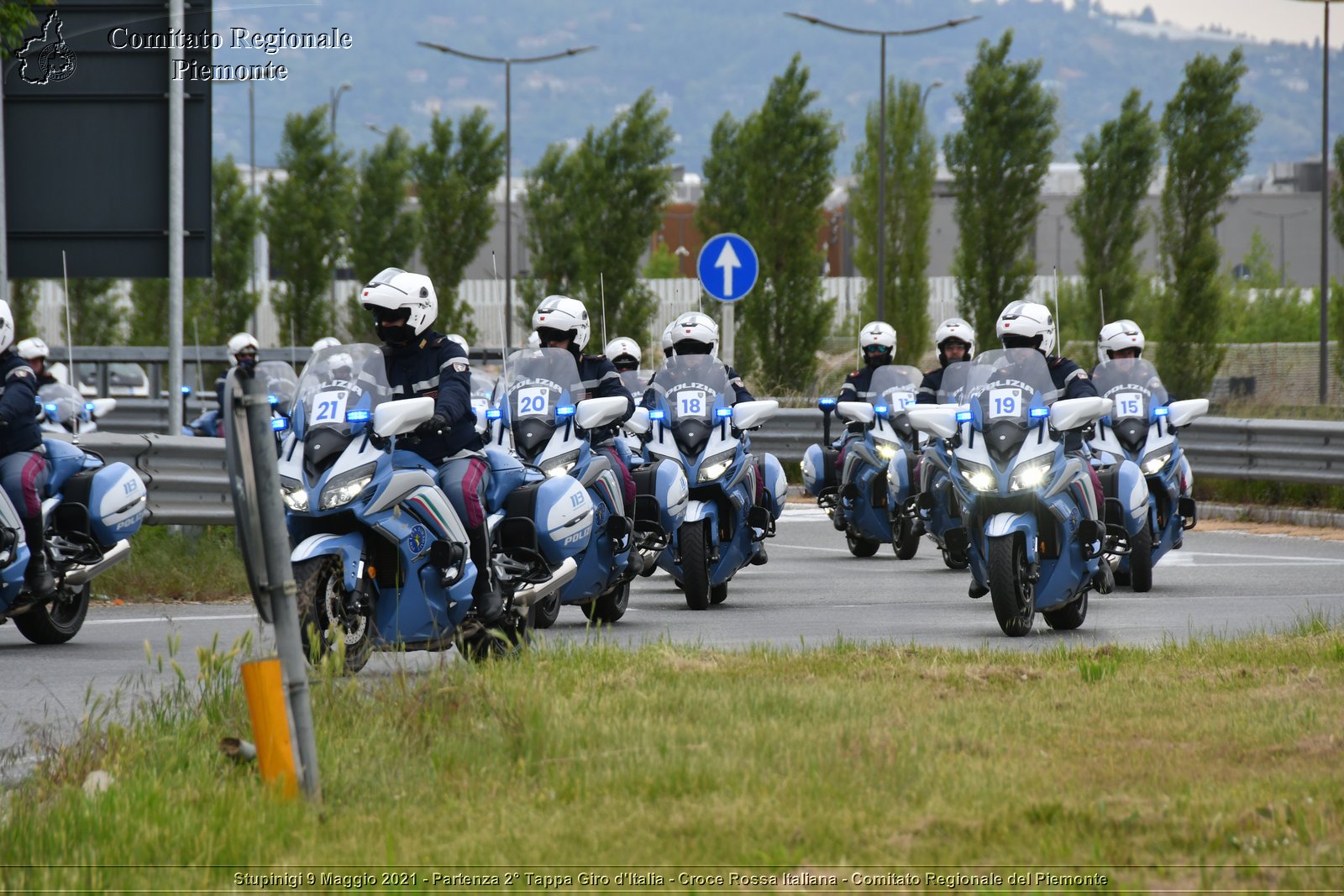 Stupinigi 9 Maggio 2021 - Partenza 2° Tappa Giro d'Italia - Croce Rossa Italiana - Comitato Regionale del Piemonte