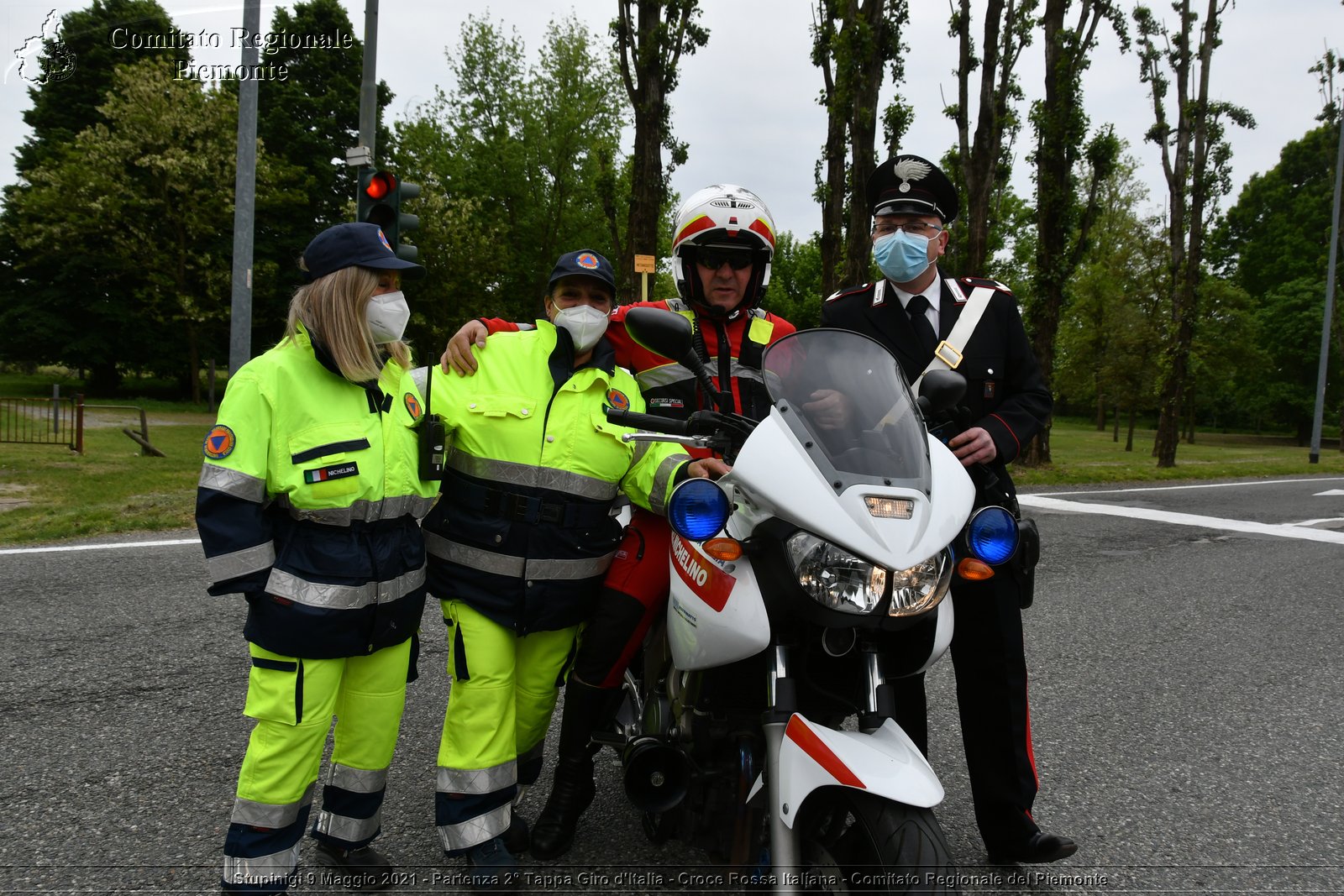 Stupinigi 9 Maggio 2021 - Partenza 2° Tappa Giro d'Italia - Croce Rossa Italiana - Comitato Regionale del Piemonte