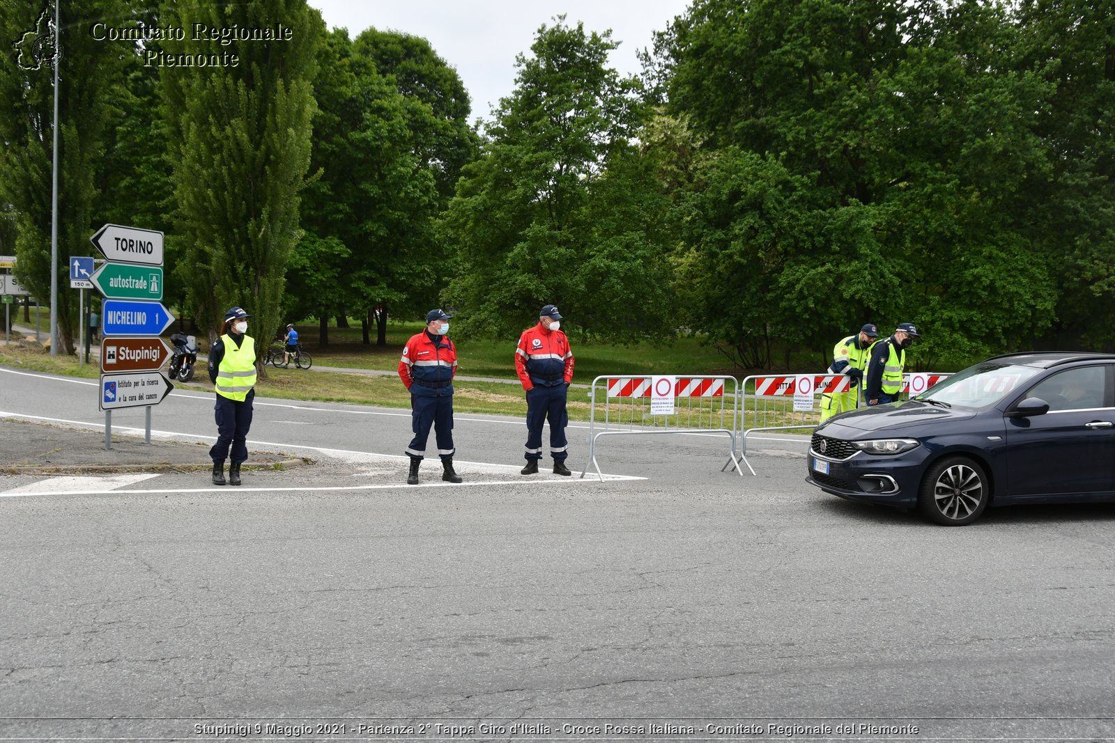 Stupinigi 9 Maggio 2021 - Partenza 2° Tappa Giro d'Italia - Croce Rossa Italiana - Comitato Regionale del Piemonte