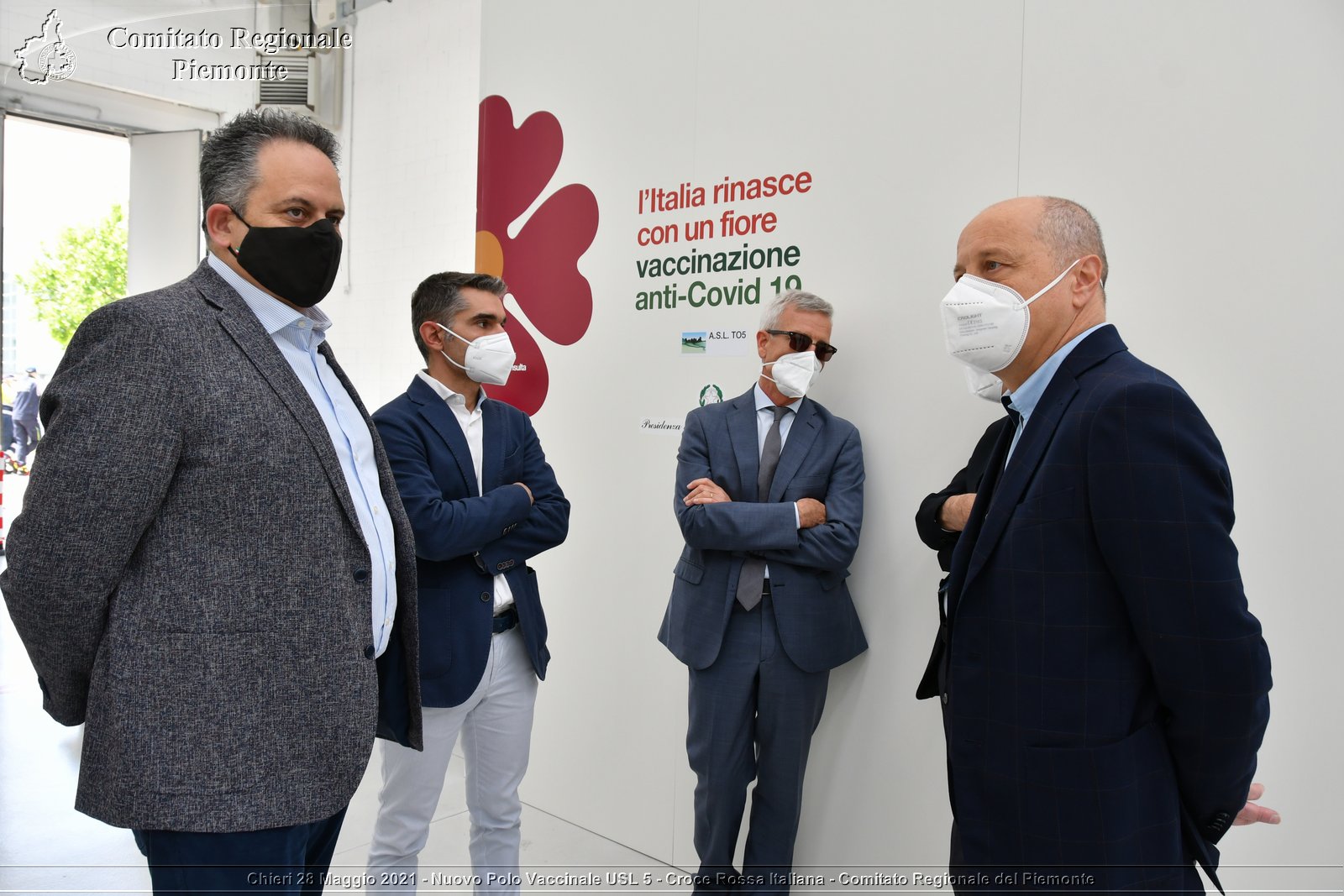 Chieri 28 Maggio 2021 - Nuovo Polo Vaccinale USL 5 - Croce Rossa Italiana - Comitato Regionale del Piemonte