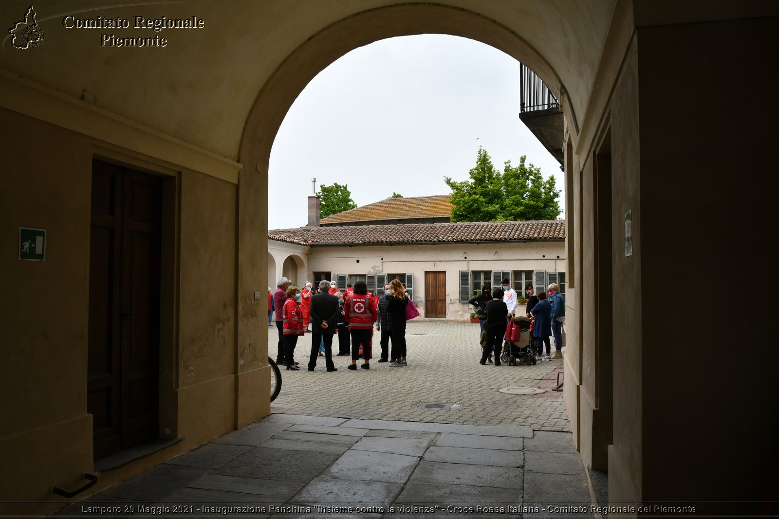 Lamporo 29 Maggio 2021 - Inaugurazione Panchina "Insieme contro la violenza" - Croce Rossa Italiana - Comitato Regionale del Piemonte