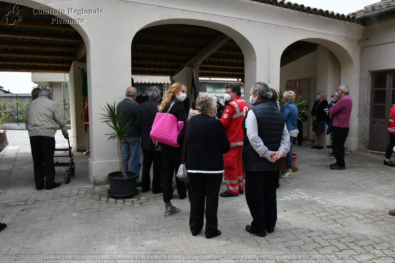 Lamporo 29 Maggio 2021 - Inaugurazione Panchina "Insieme contro la violenza" - Croce Rossa Italiana - Comitato Regionale del Piemonte