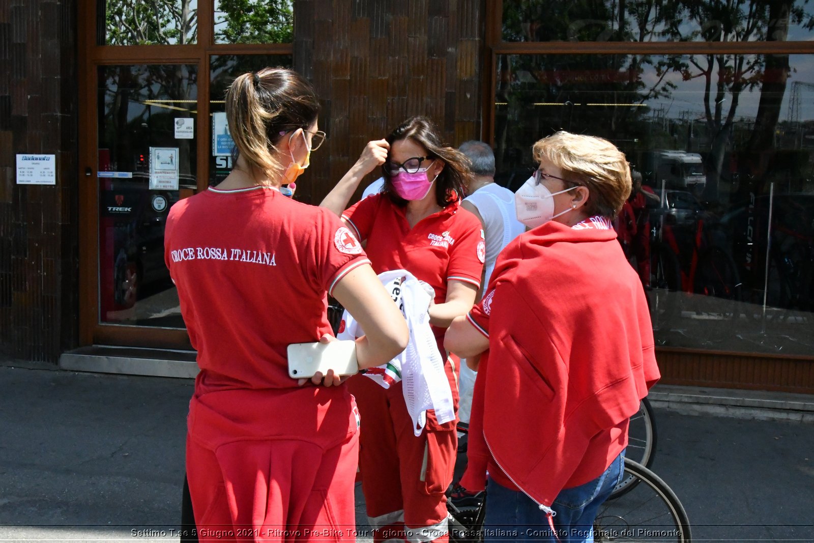 Settimo T.se 5 Giugno 2021 - Ritrovo Pre-Bike Tour 1° giorno - Croce Rossa Italiana - Comitato Regionale del Piemonte