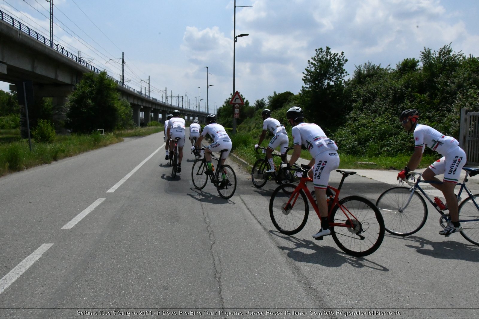 Settimo T.se 5 Giugno 2021 - Ritrovo Pre-Bike Tour 1° giorno - Croce Rossa Italiana - Comitato Regionale del Piemonte